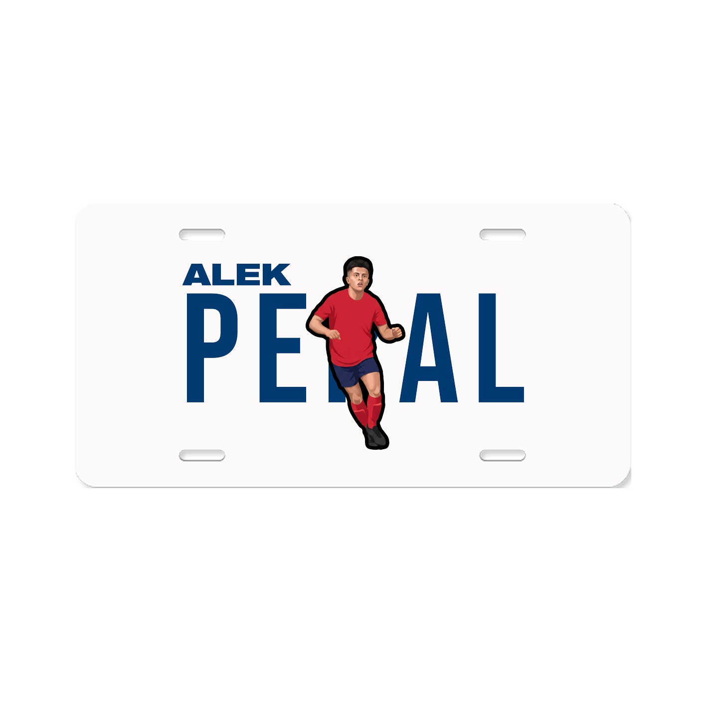 License Plate — Player Name in Classic