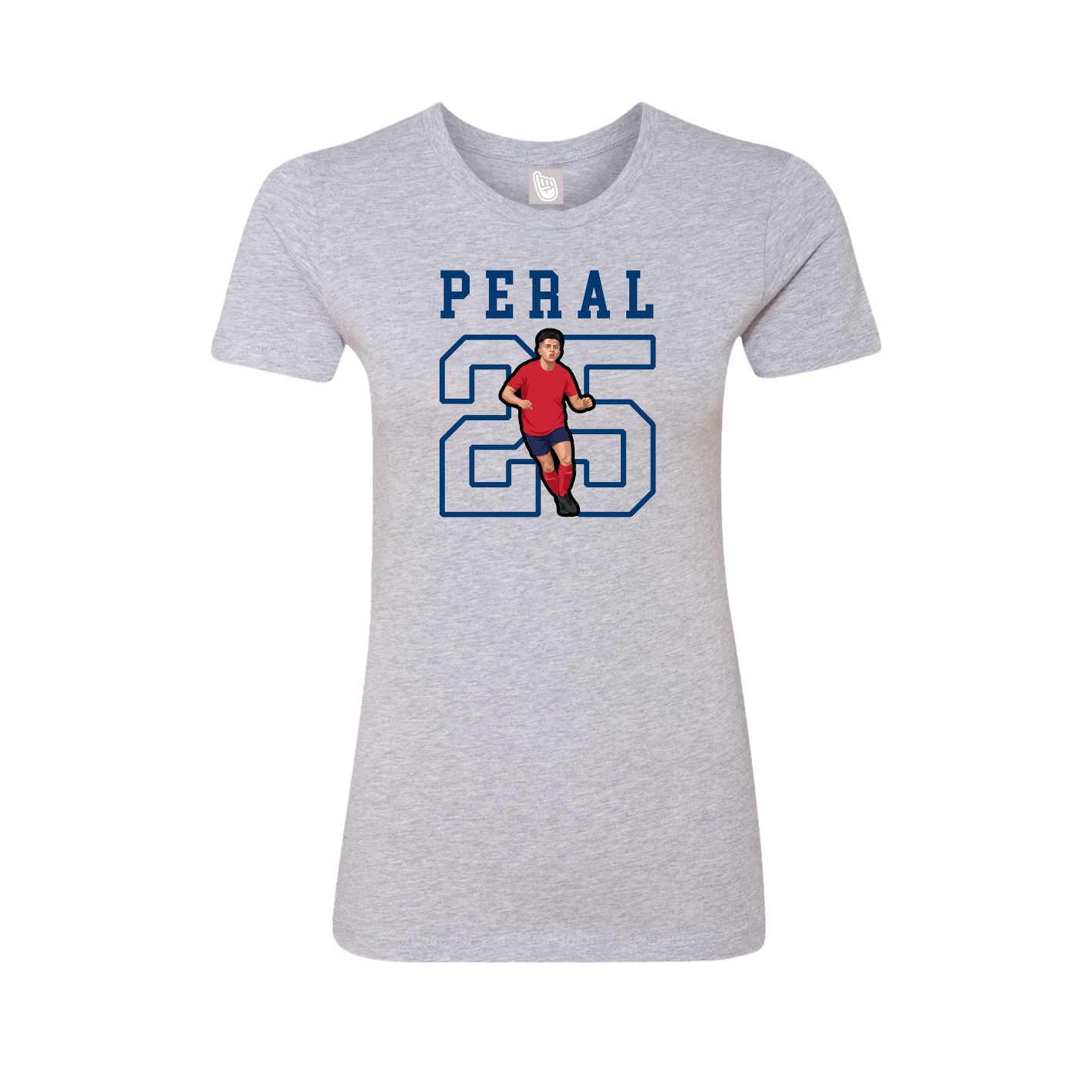 Fitted Women's Tee — Shirsey in Grey