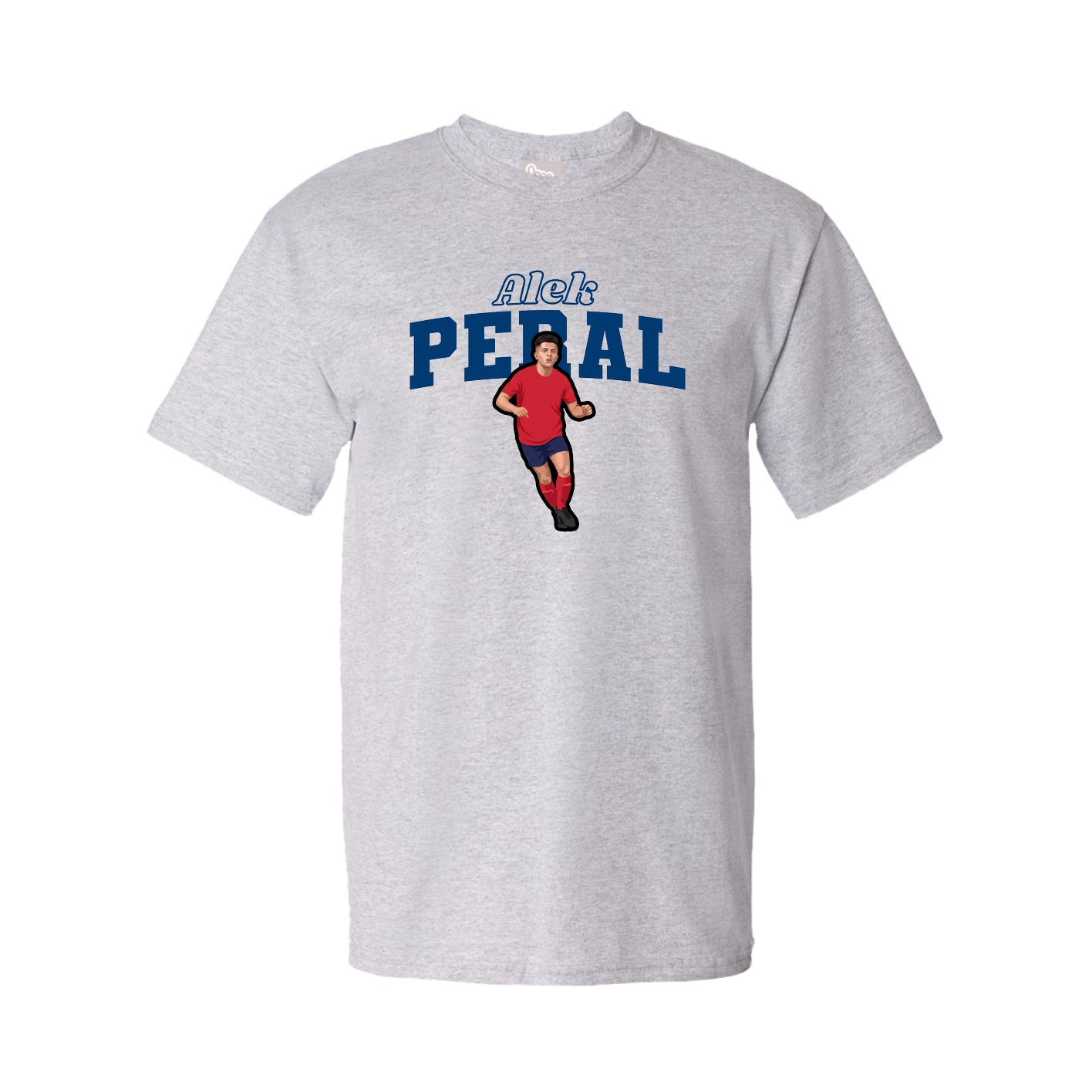 Tee — Name Arch in Grey