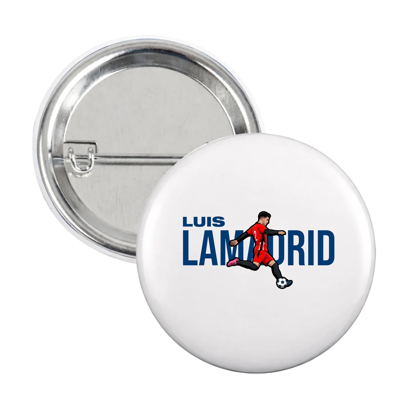 Game Day Button — Player Name in White