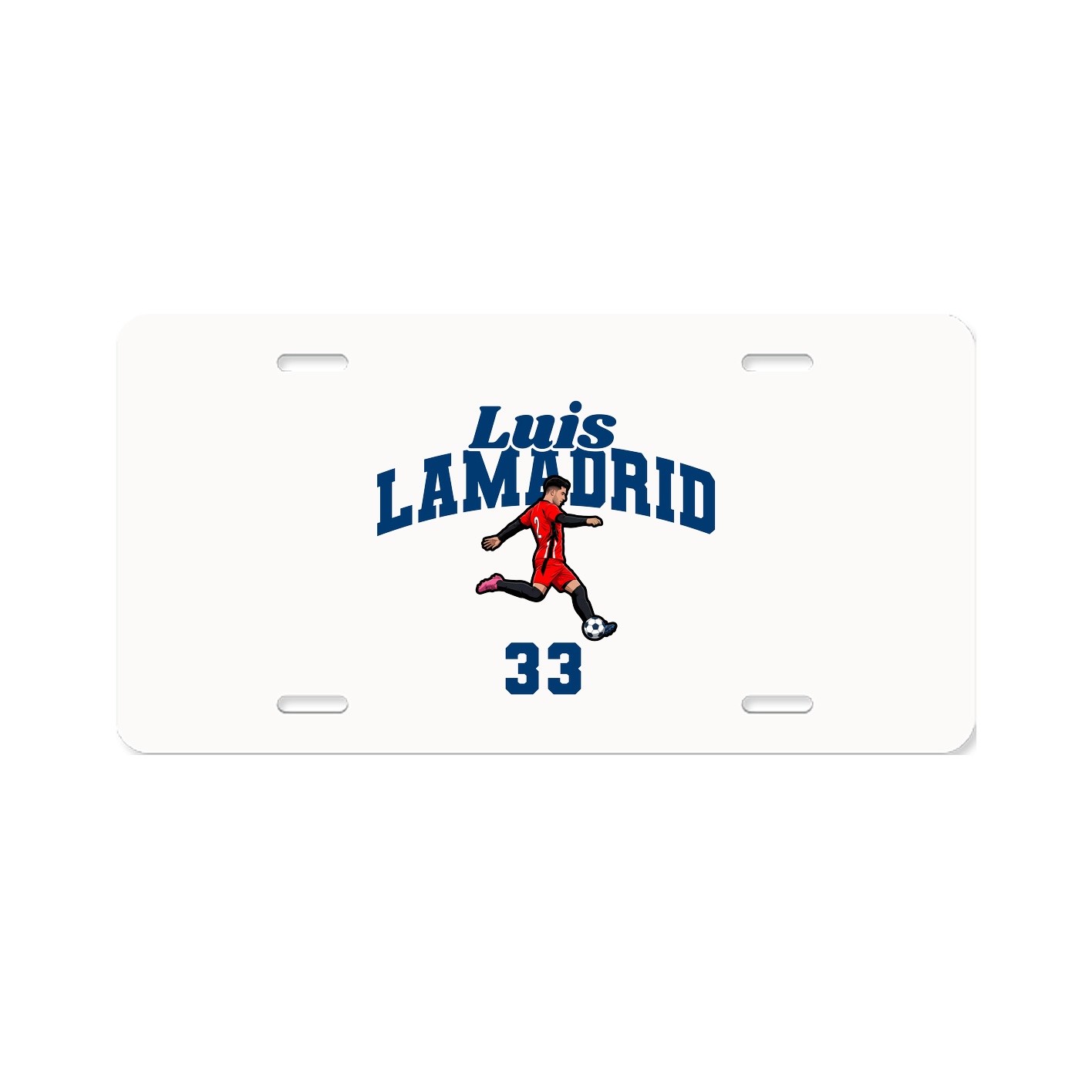License Plate — Signature Arch in Classic