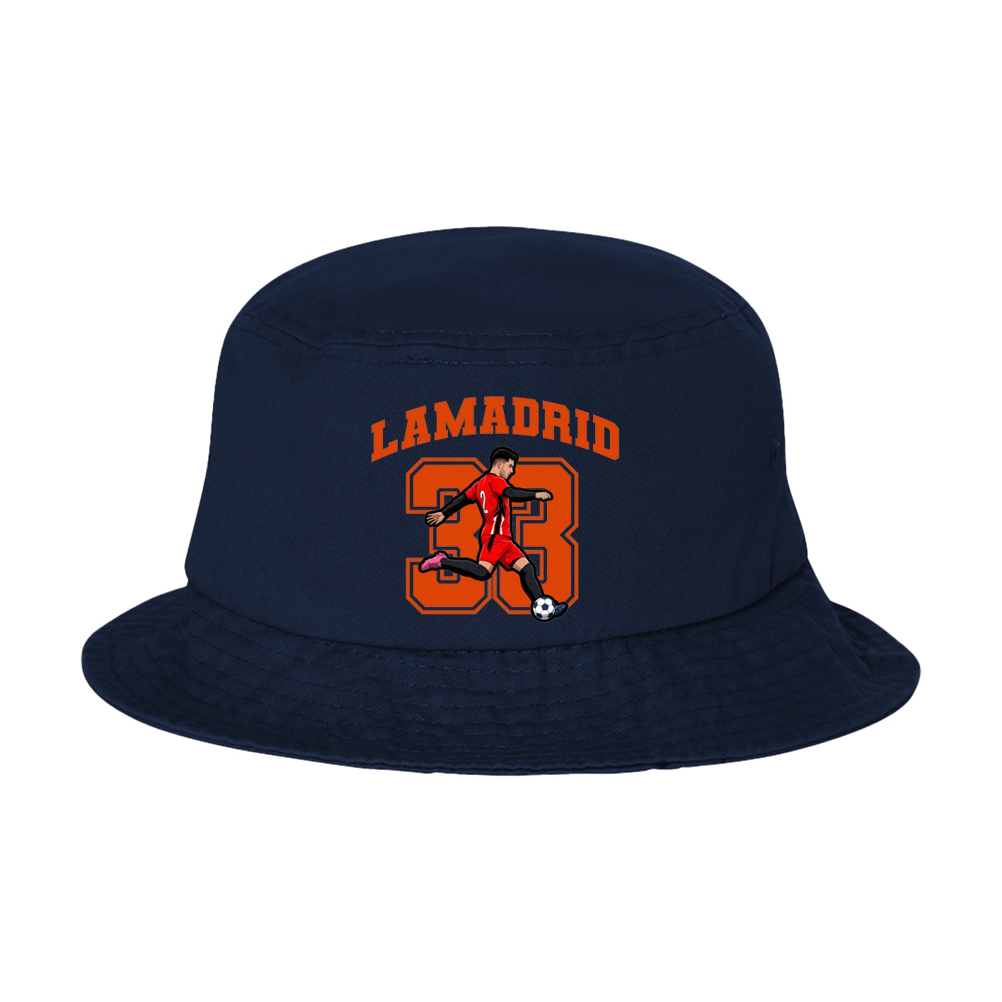 Bucket Cap — Number in Navy