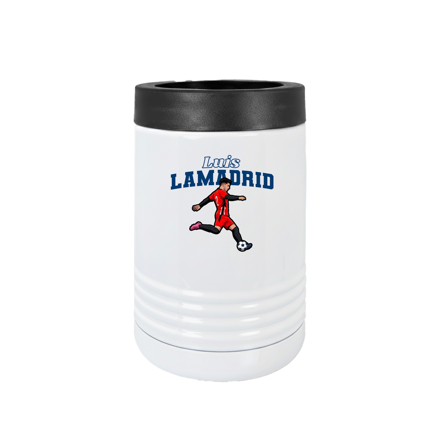 Beverage Holder — Name Arch in White