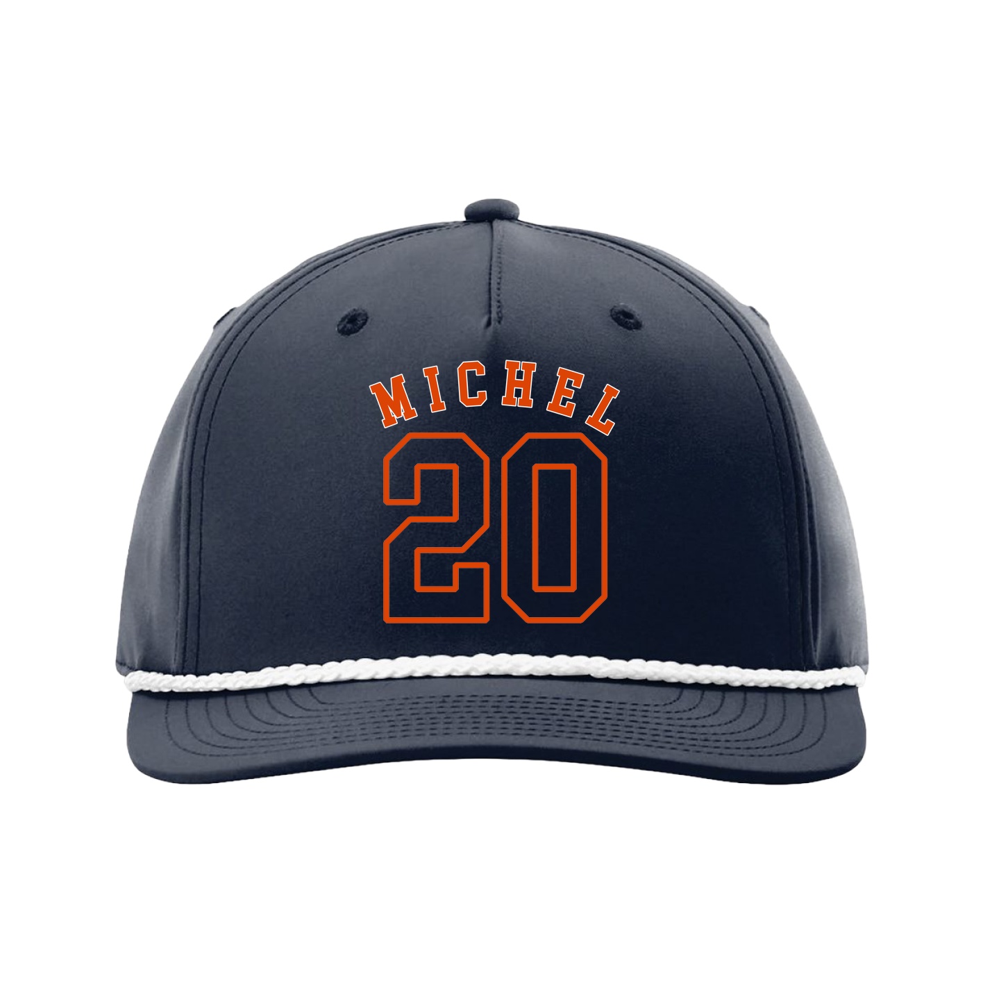 Five-Panel Classic Rope Cap — Shirsey Arch in Navy