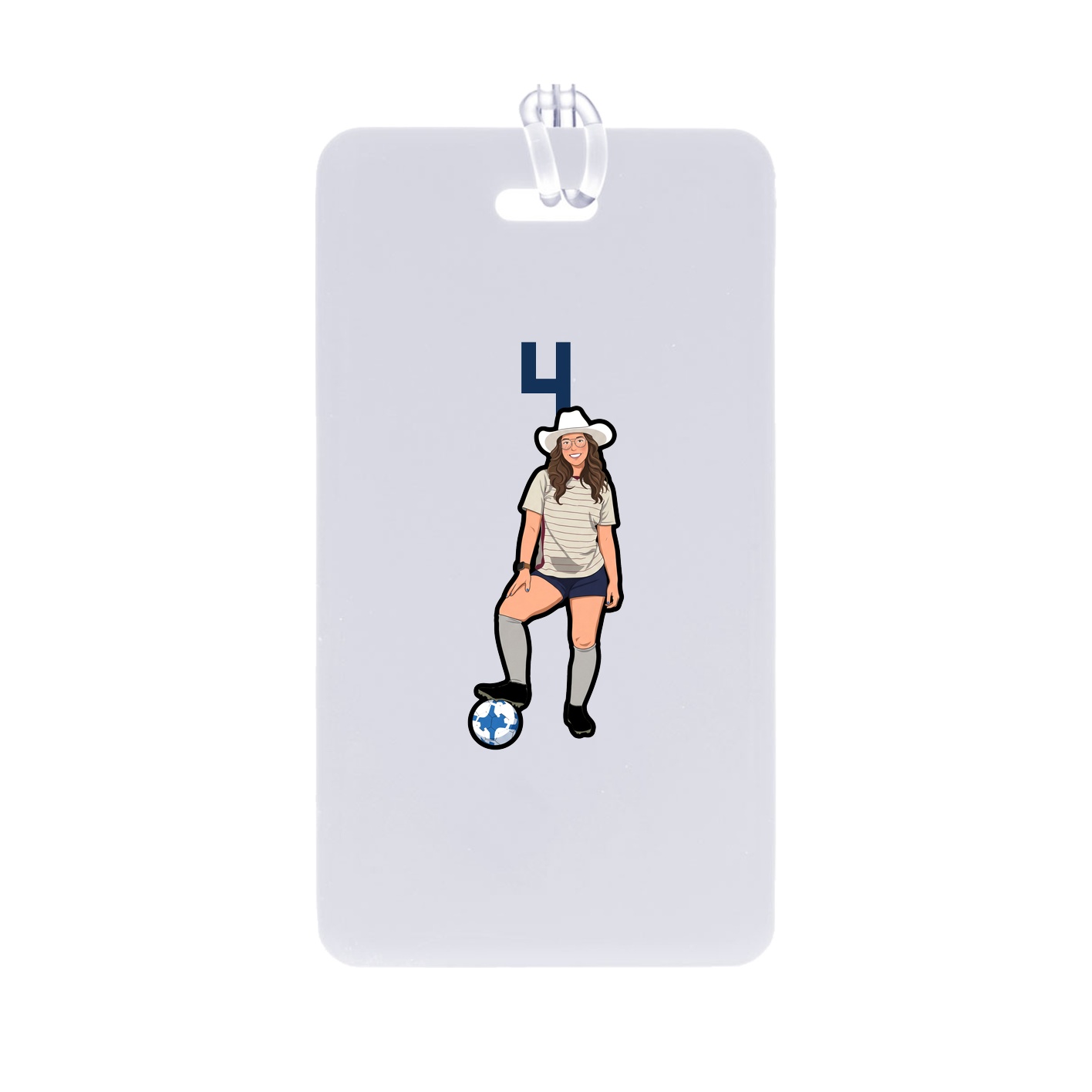 Bag Tag — Number Top in Classic