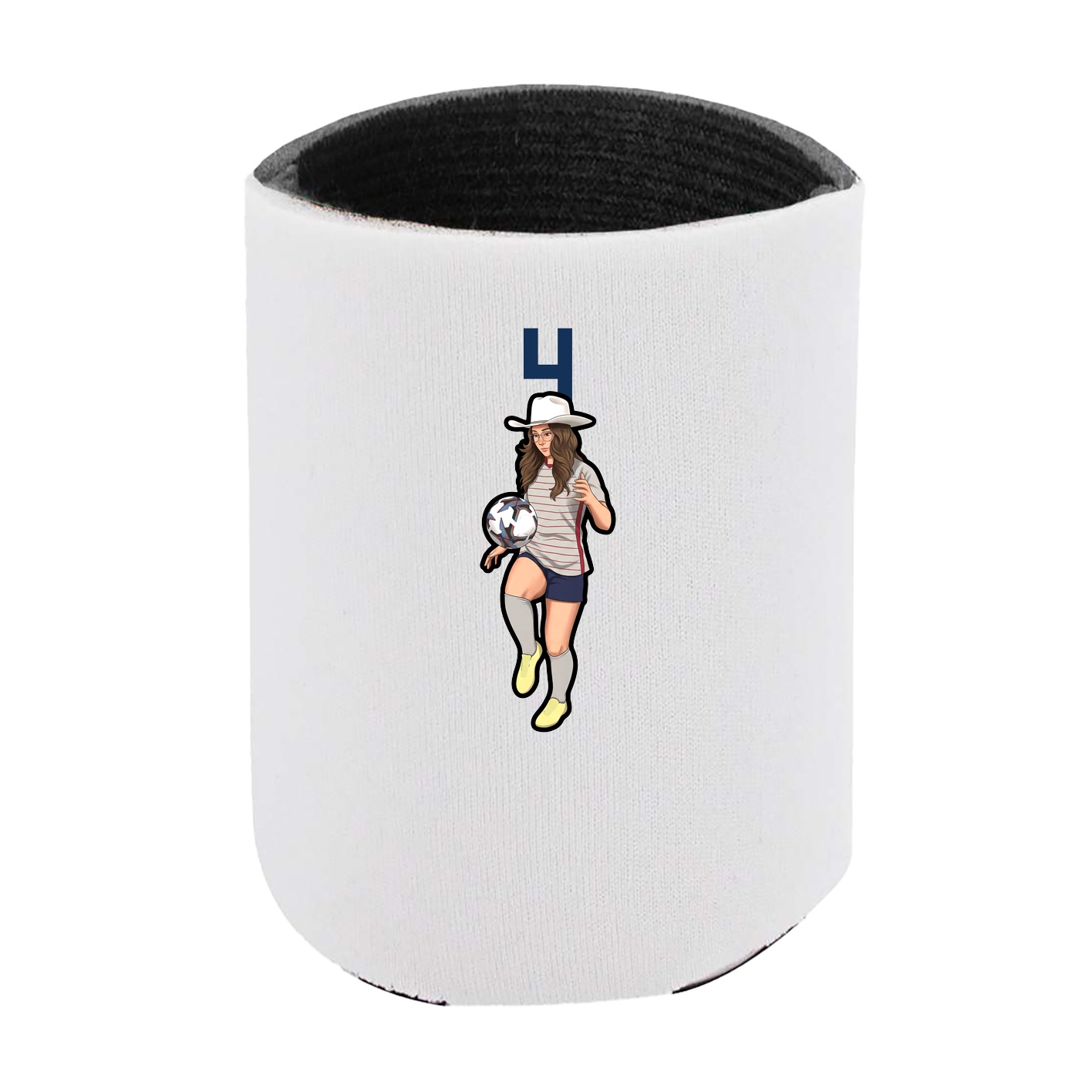 Can Holder — Number Top in White