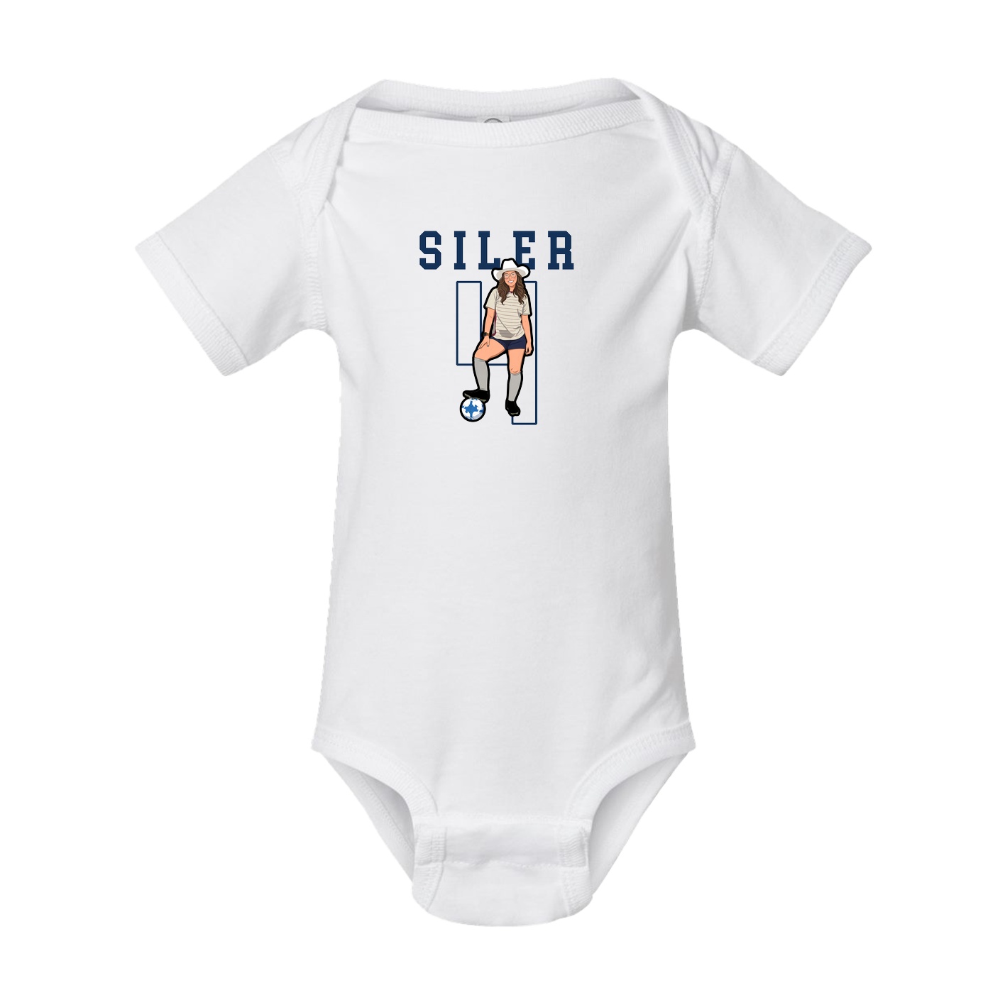 Baby Onesie — Shirsey in White