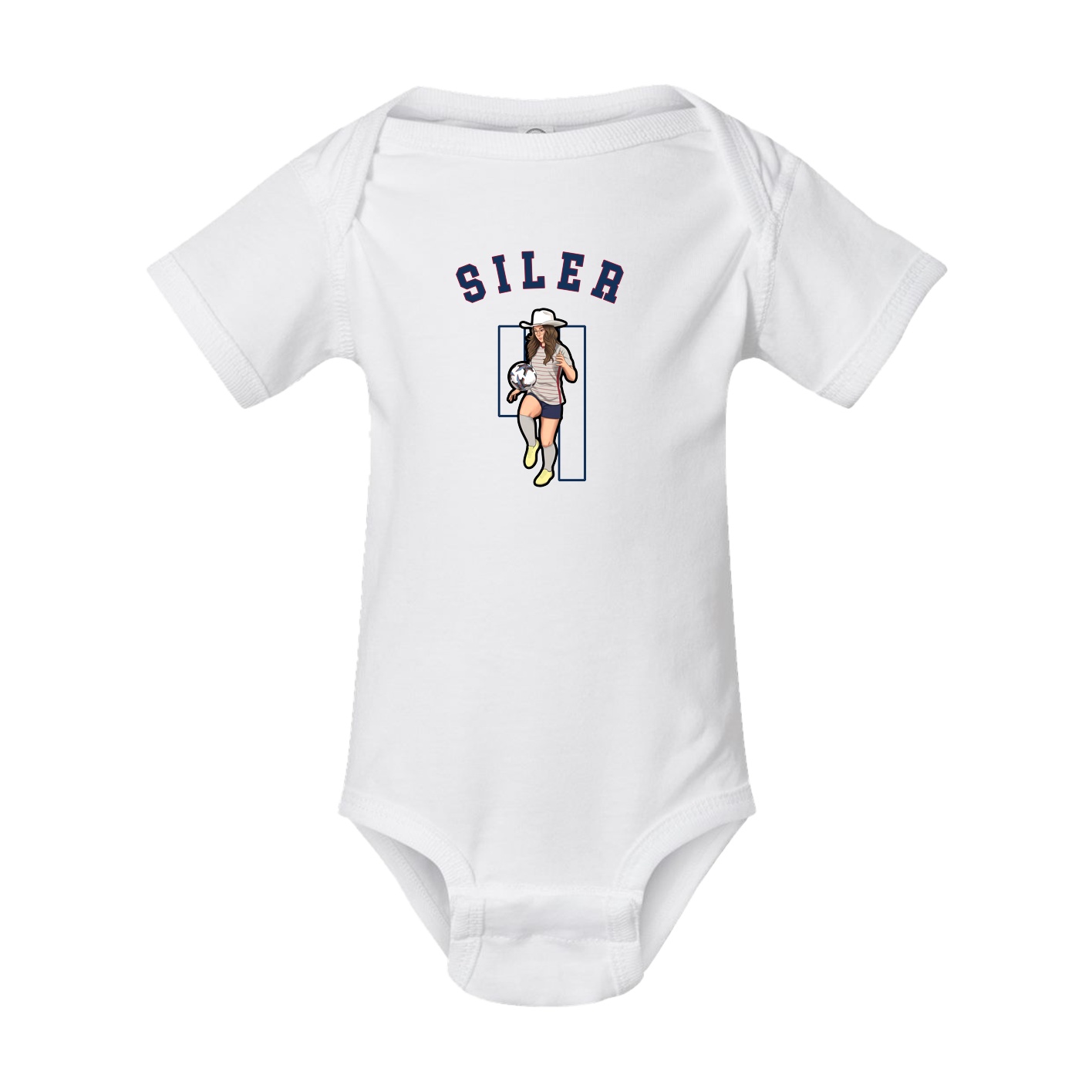 Baby Onesie — Shirsey Arch in White