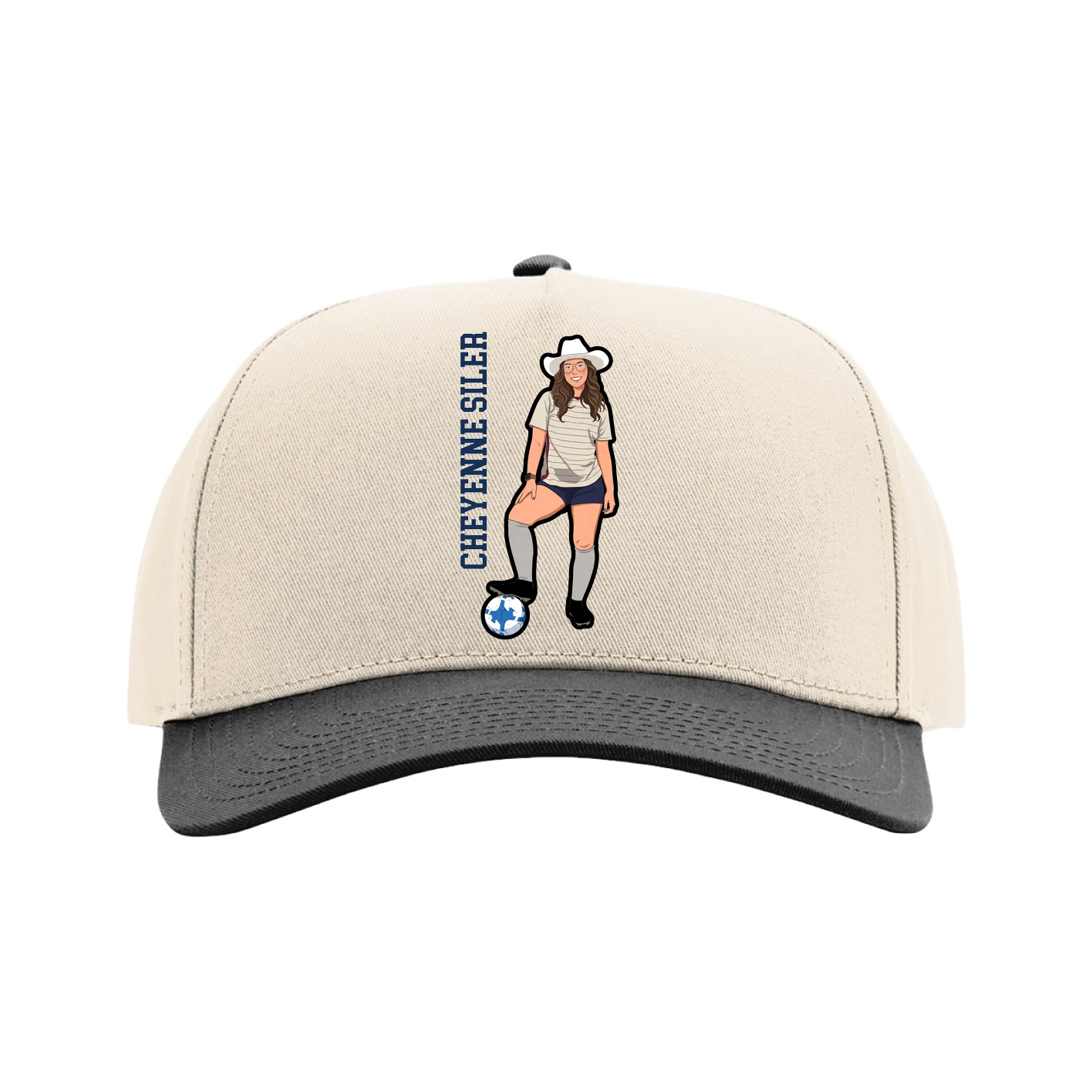 Full Fabric Five-Panel Champ Cap