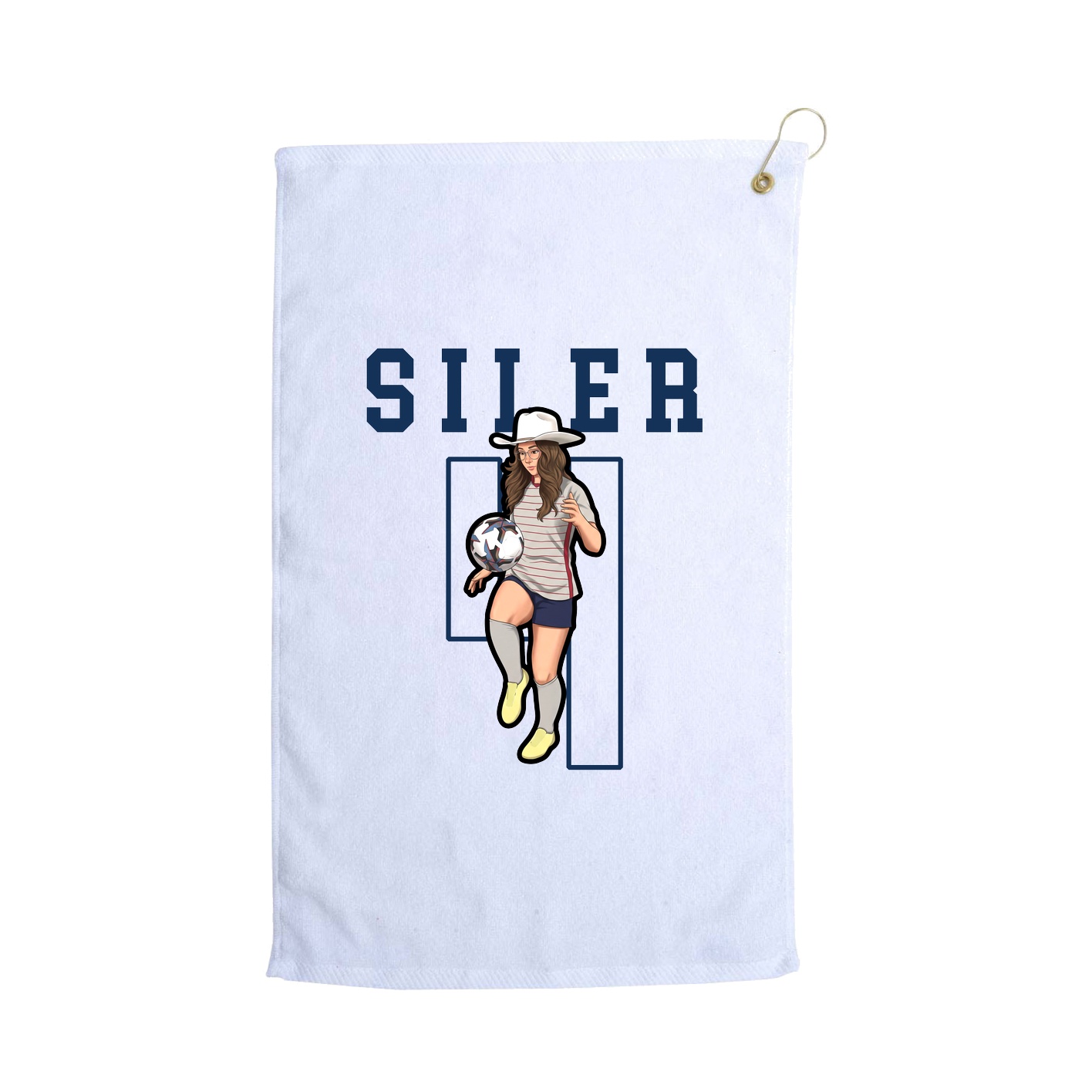Golf Towel — Shirsey in White