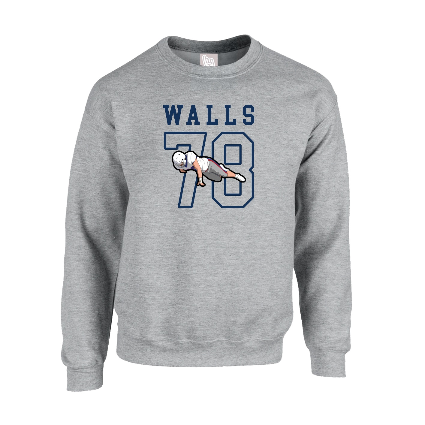 Fleece Crew — Shirsey in Grey