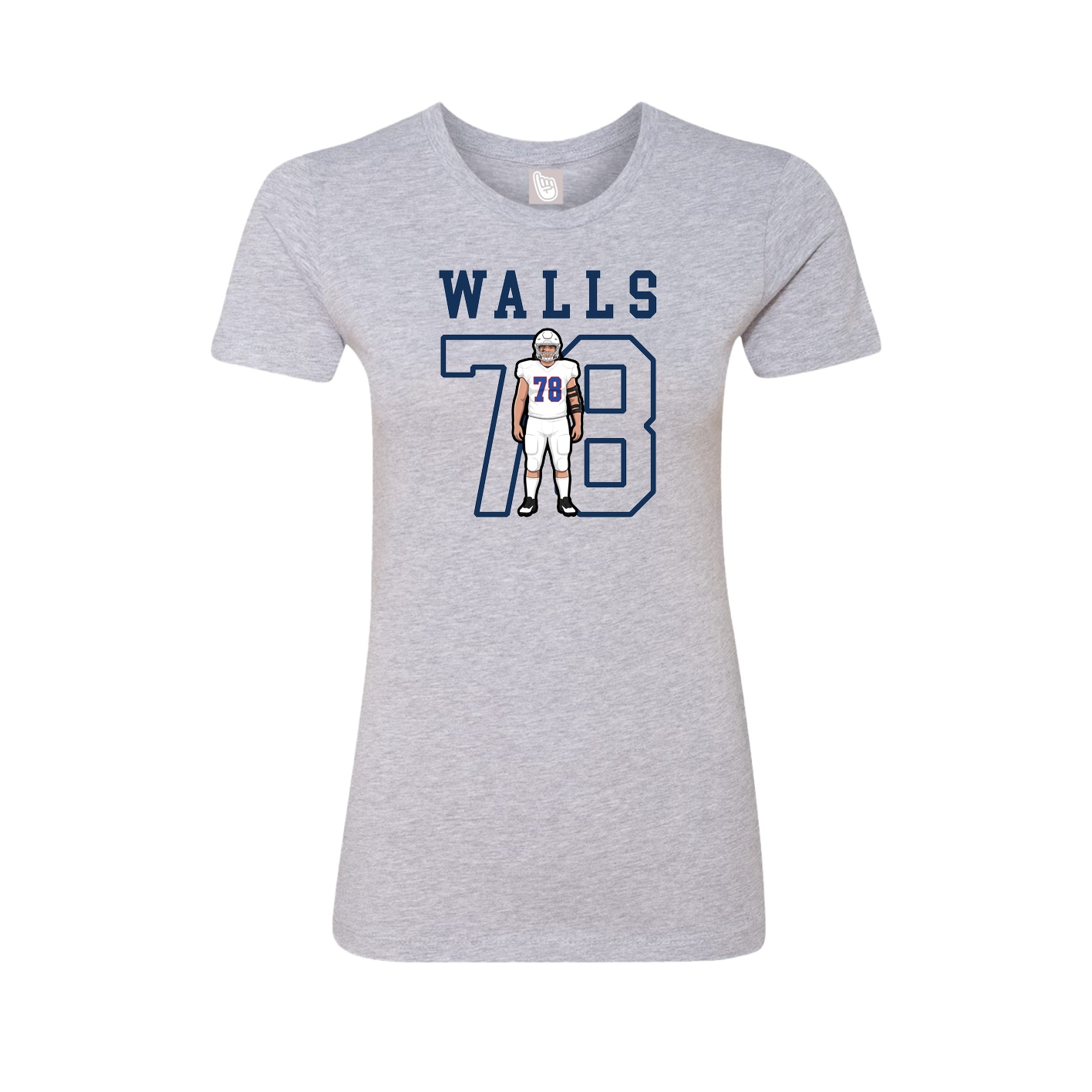 Fitted Women's Tee — Shirsey in Grey