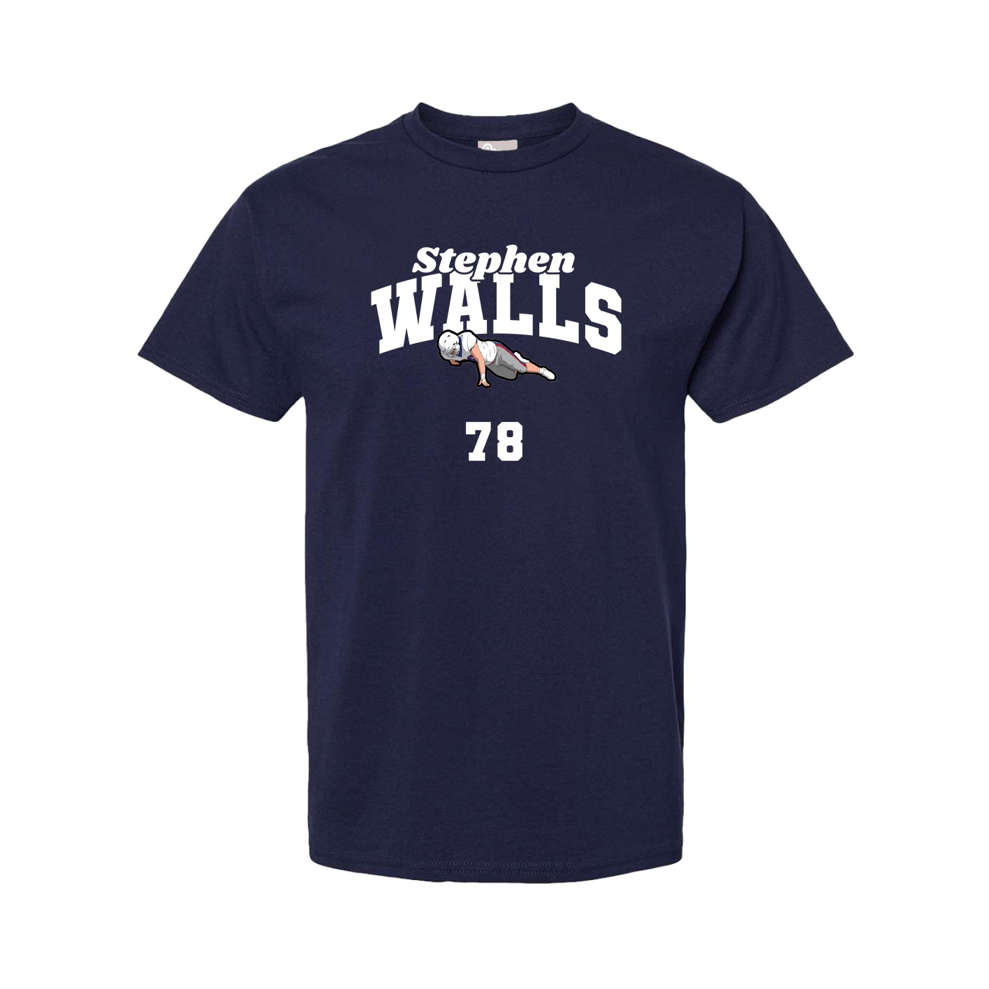 Youth Tee — Signature Arch in Navy
