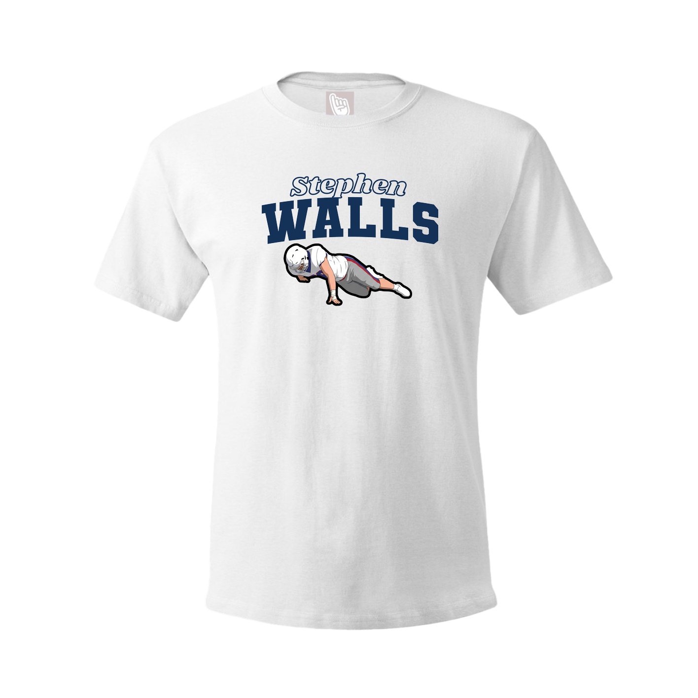 Tee — Name Arch in White