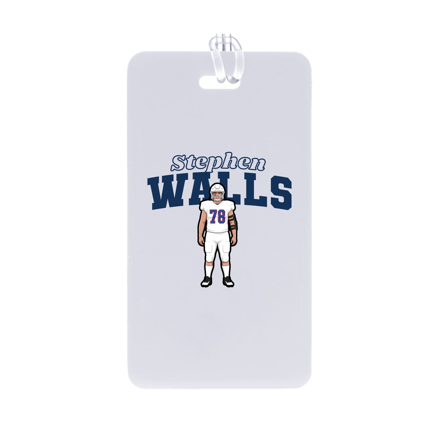 Bag Tag — Name Arch in Classic