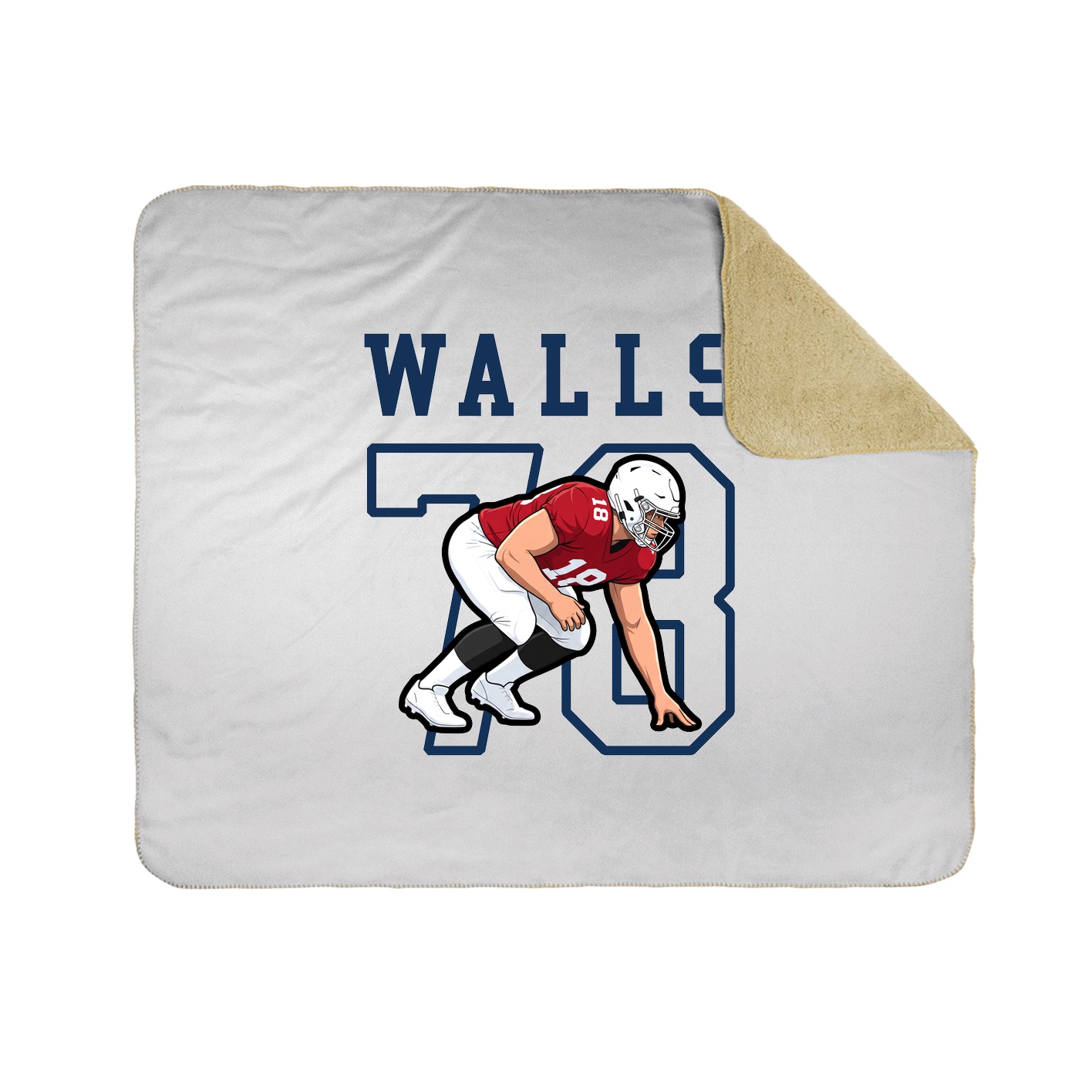 Throw Blanket — Shirsey in White