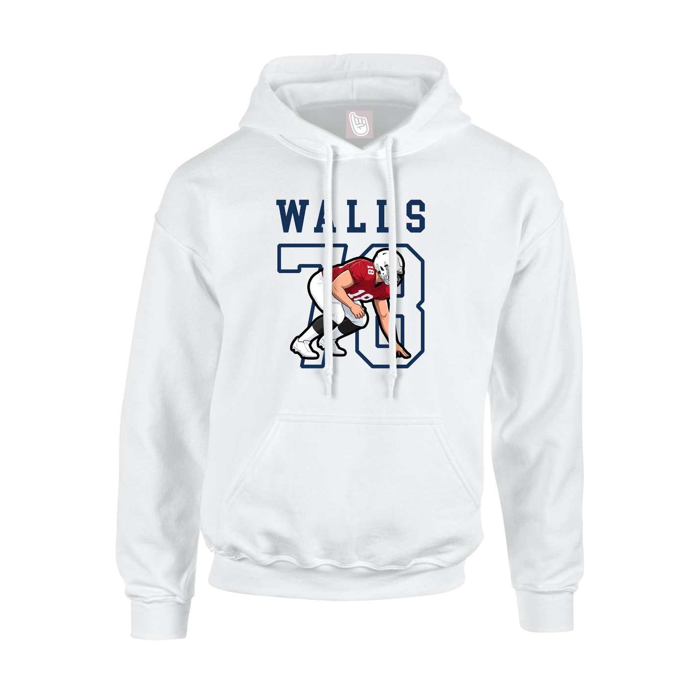 Youth Hoodie — Shirsey in White