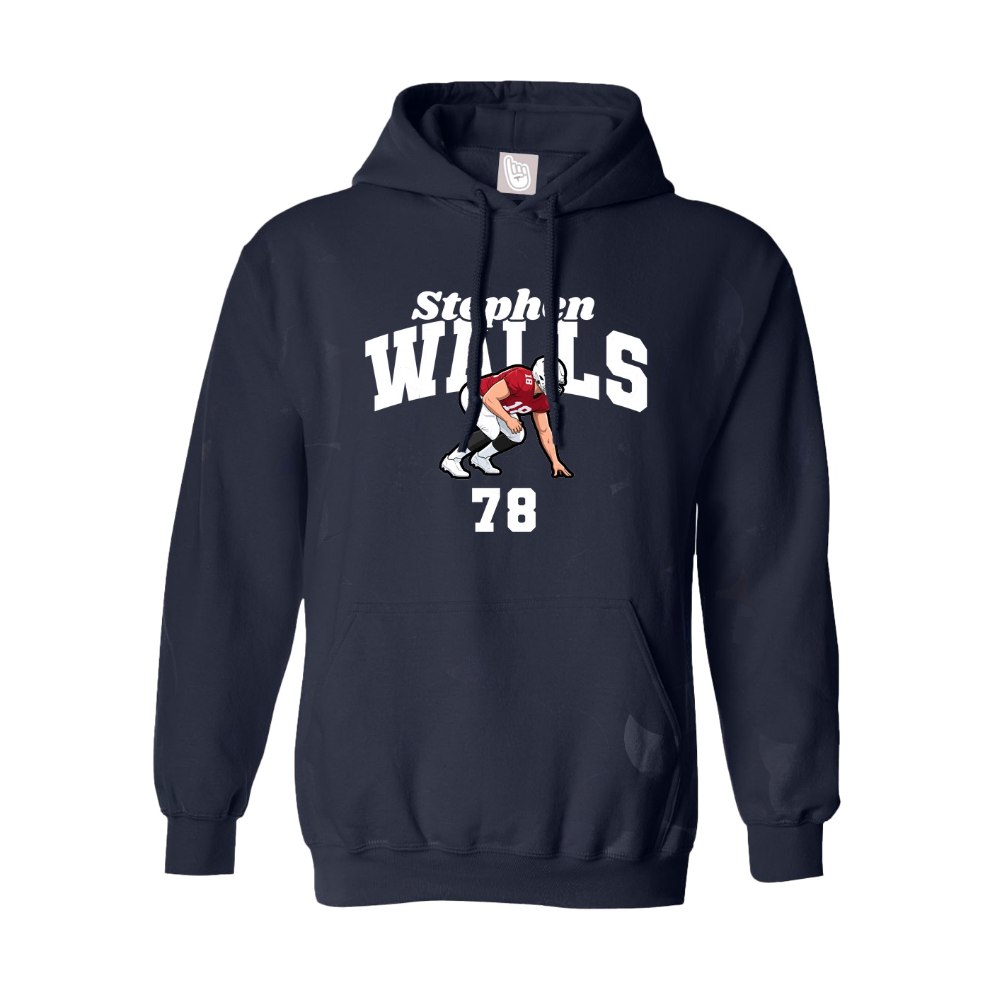 Hoodie — Signature Arch in Navy