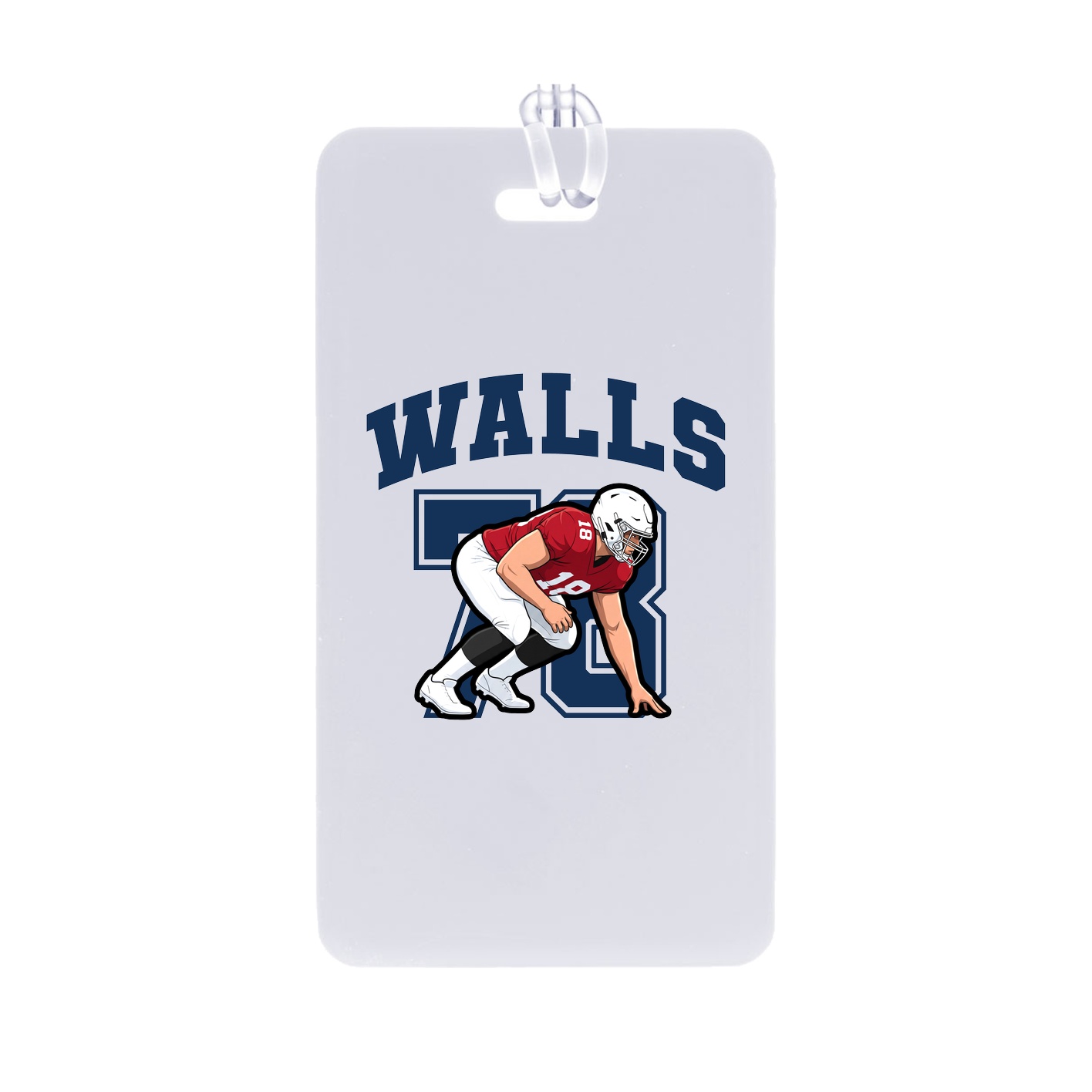 Bag Tag — Number in Classic