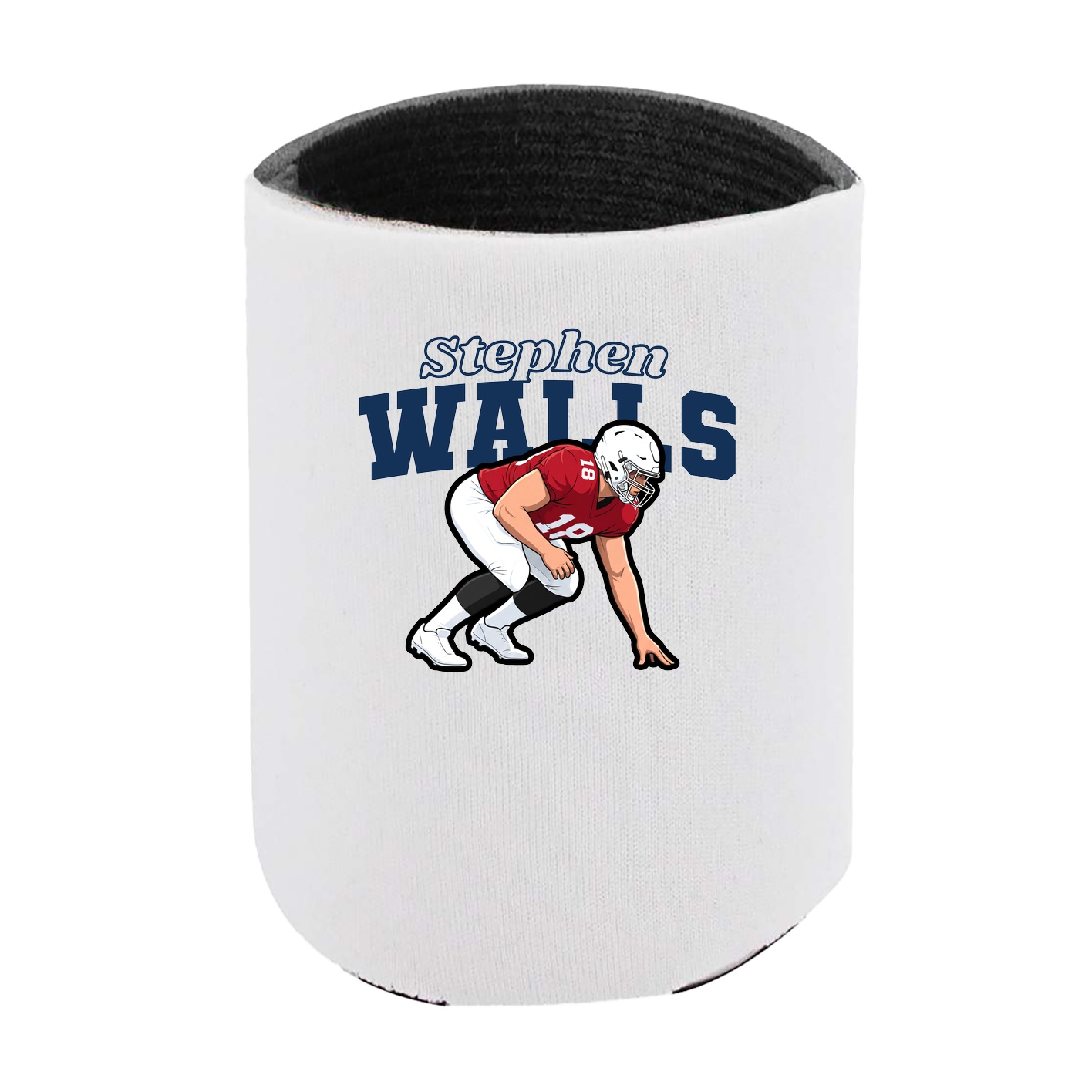 Can Holder — Name Arch in White