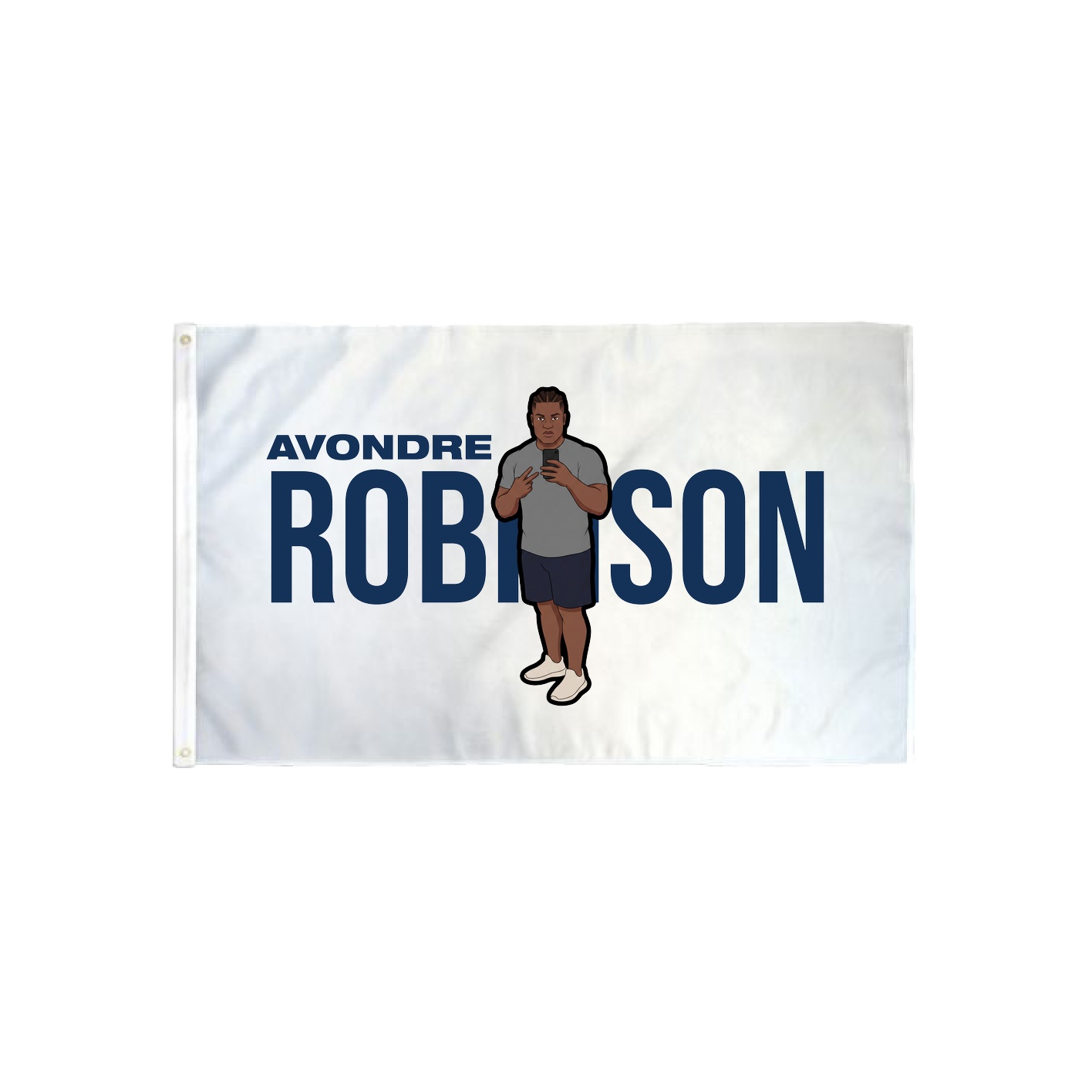 3x5 Flag — Player Name in Classic