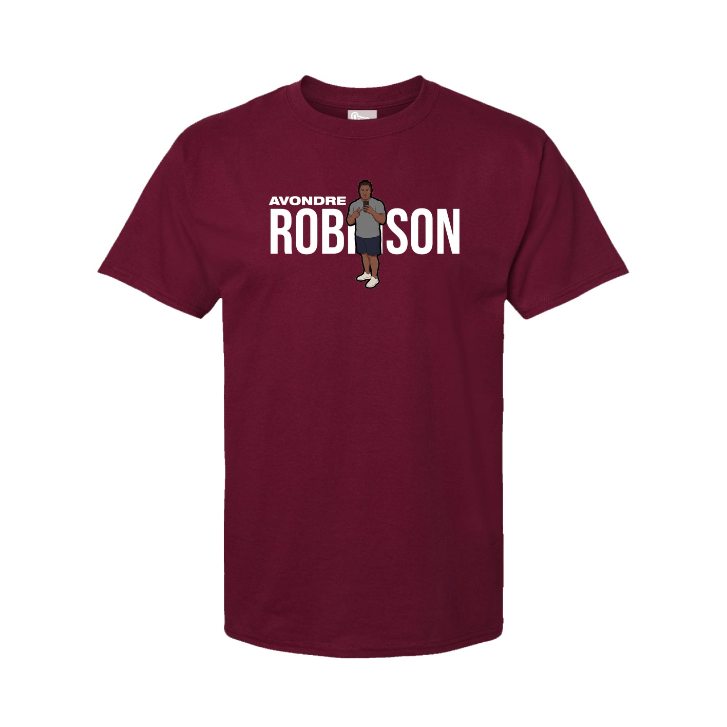 Youth Tee — Player Name in Cardinal
