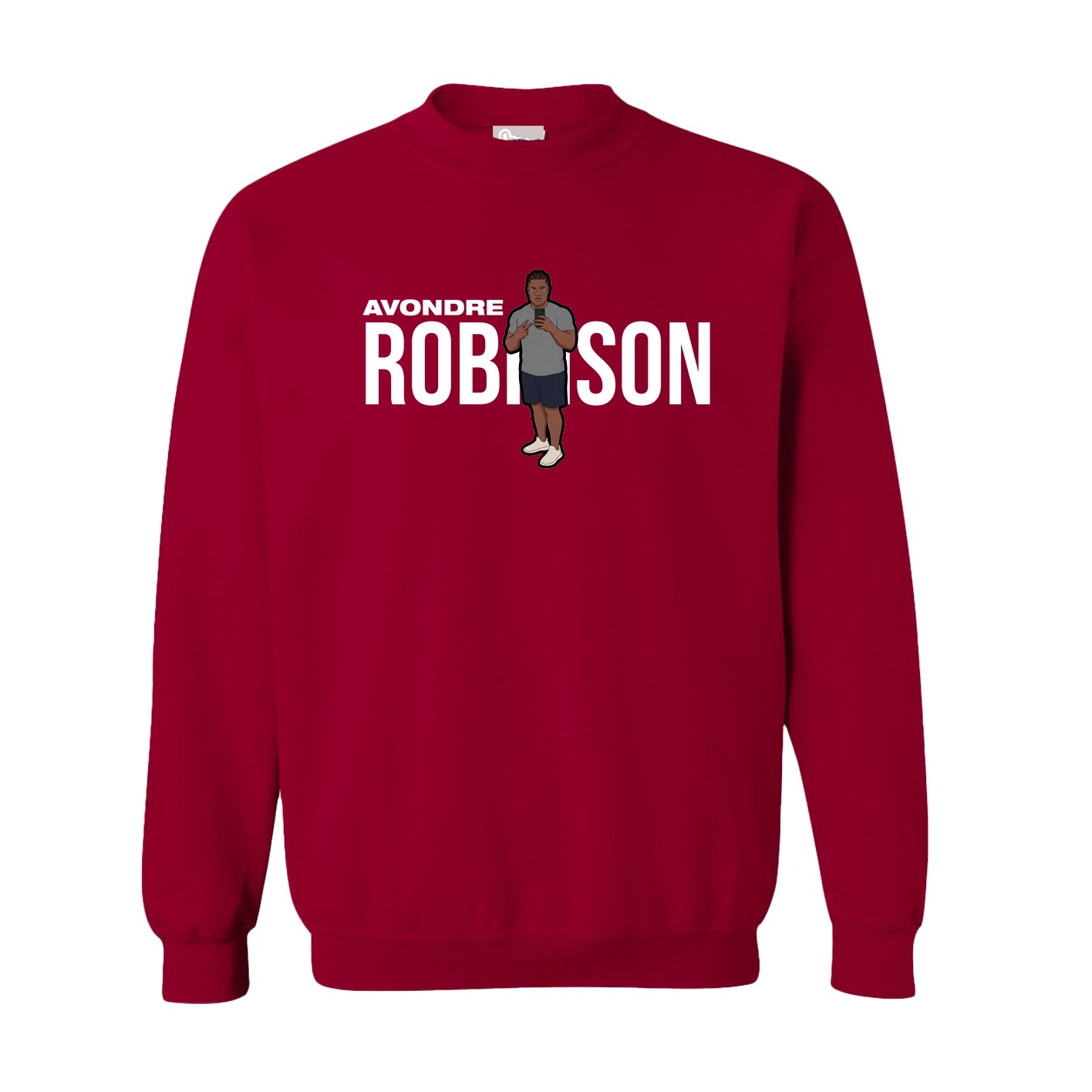 Fleece Crew — Player Name in Cardinal