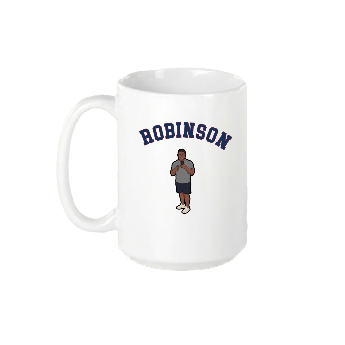 15oz Coffee Mug — Shirsey Arch in White