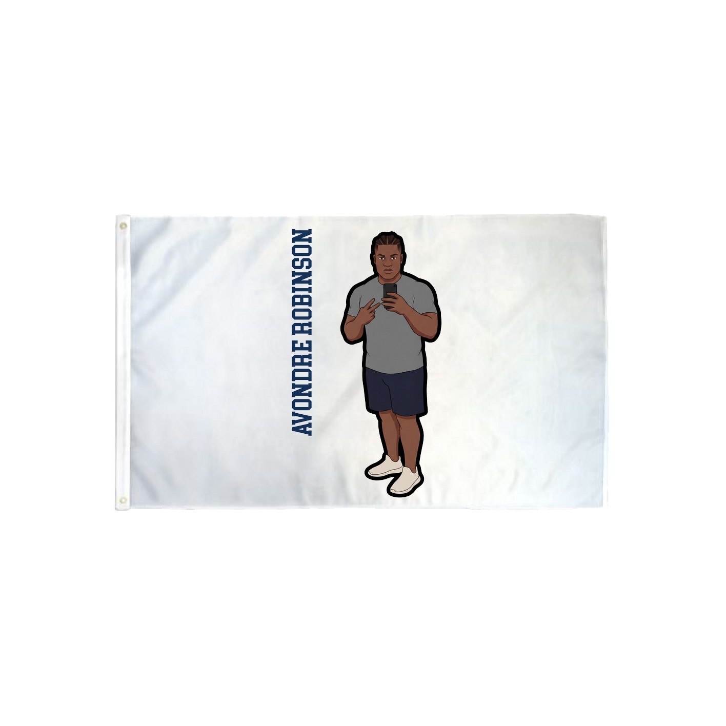 3x5 Flag — Name Vertical in Classic