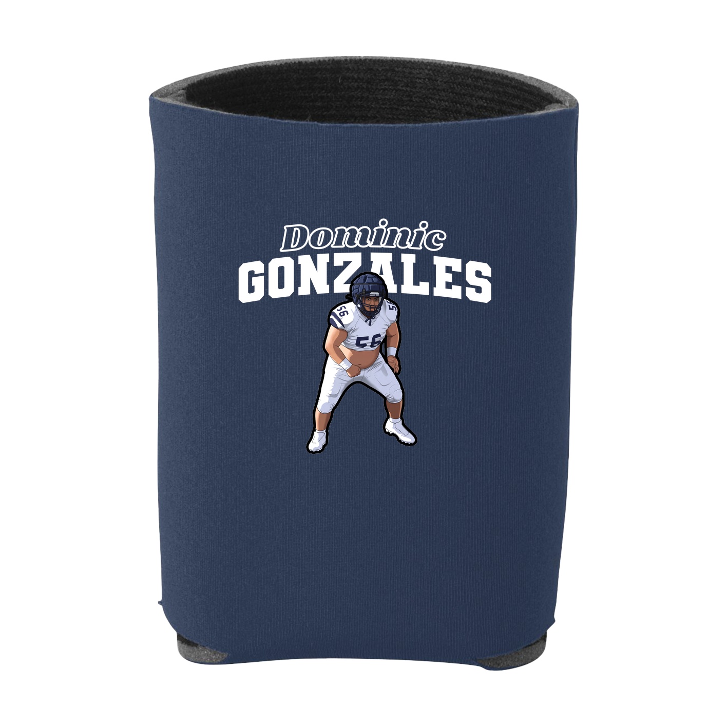 Can Holder — Name Arch in Navy