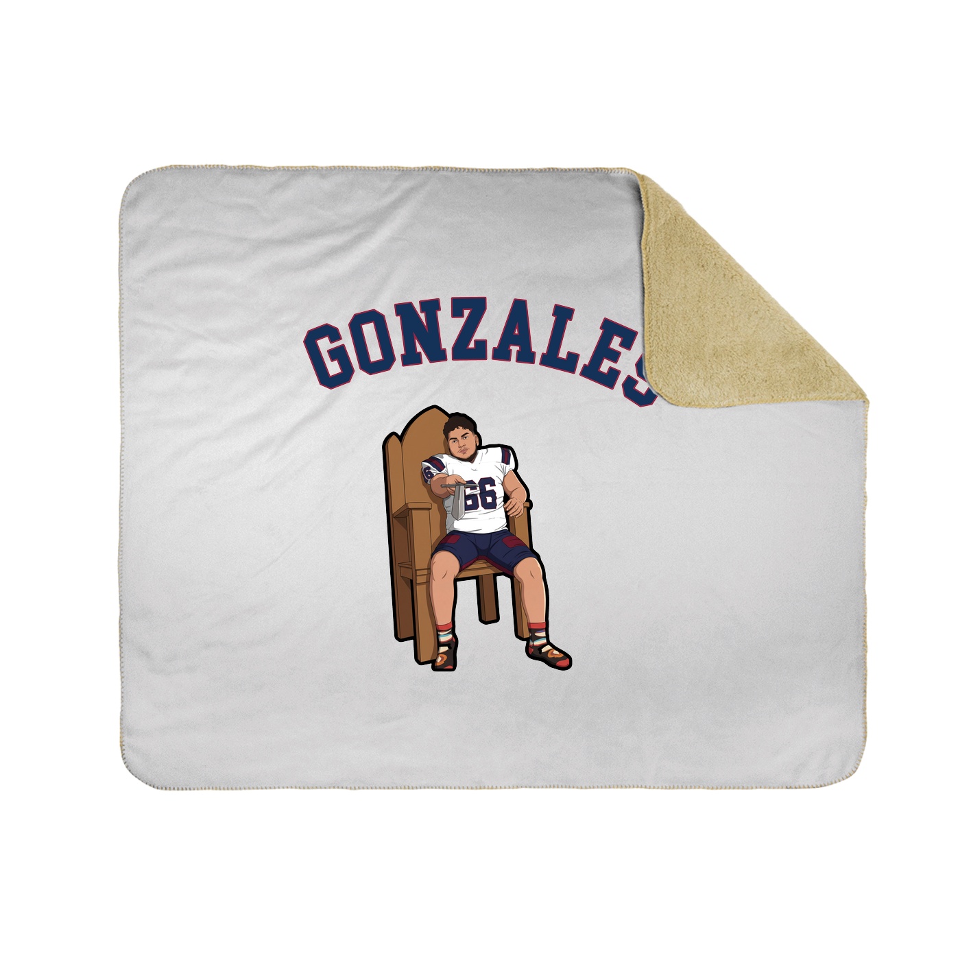 Throw Blanket — Shirsey Arch in White