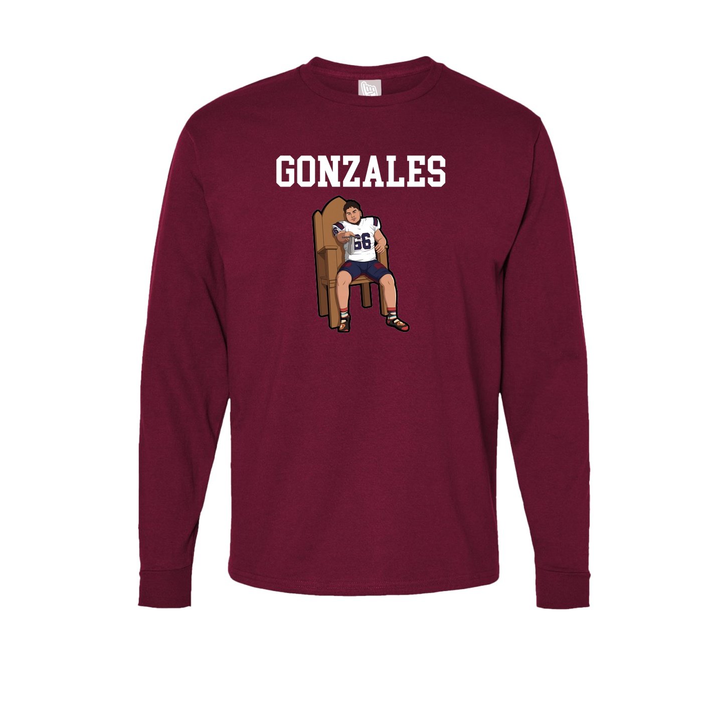 Long Sleeve Tee — Shirsey in Cardinal