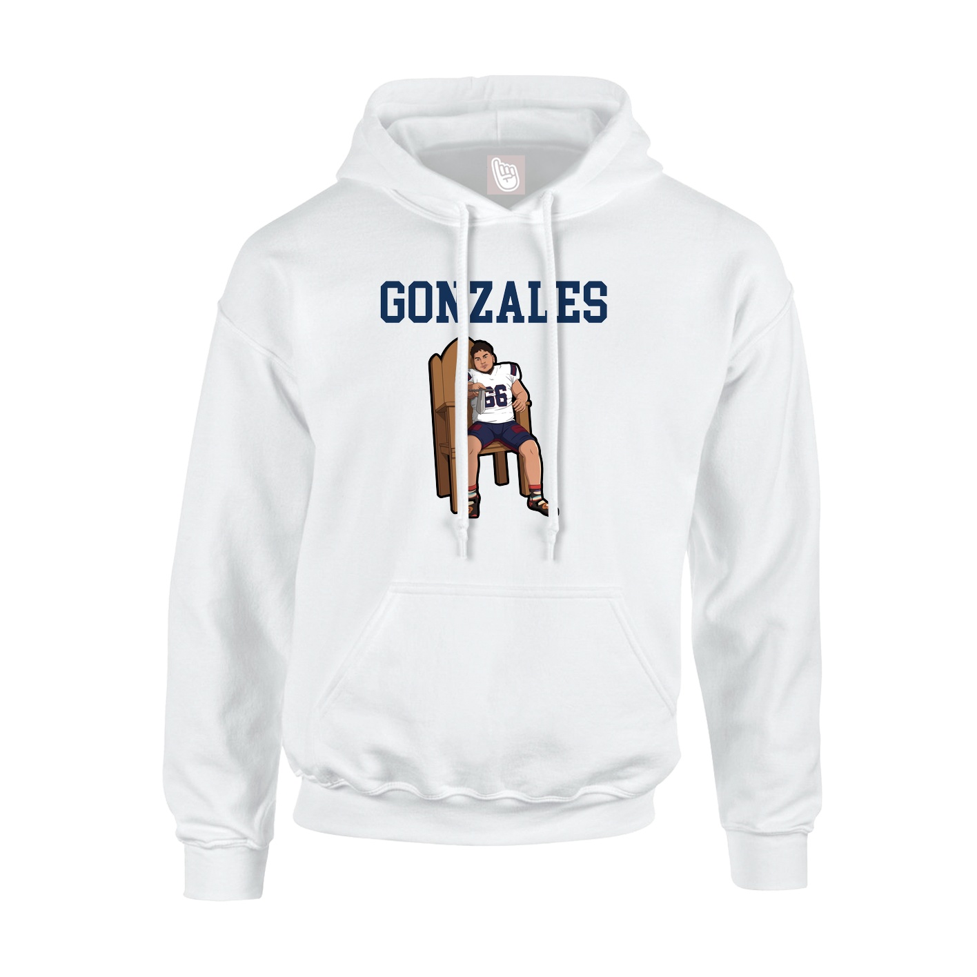 Youth Hoodie — Shirsey in White