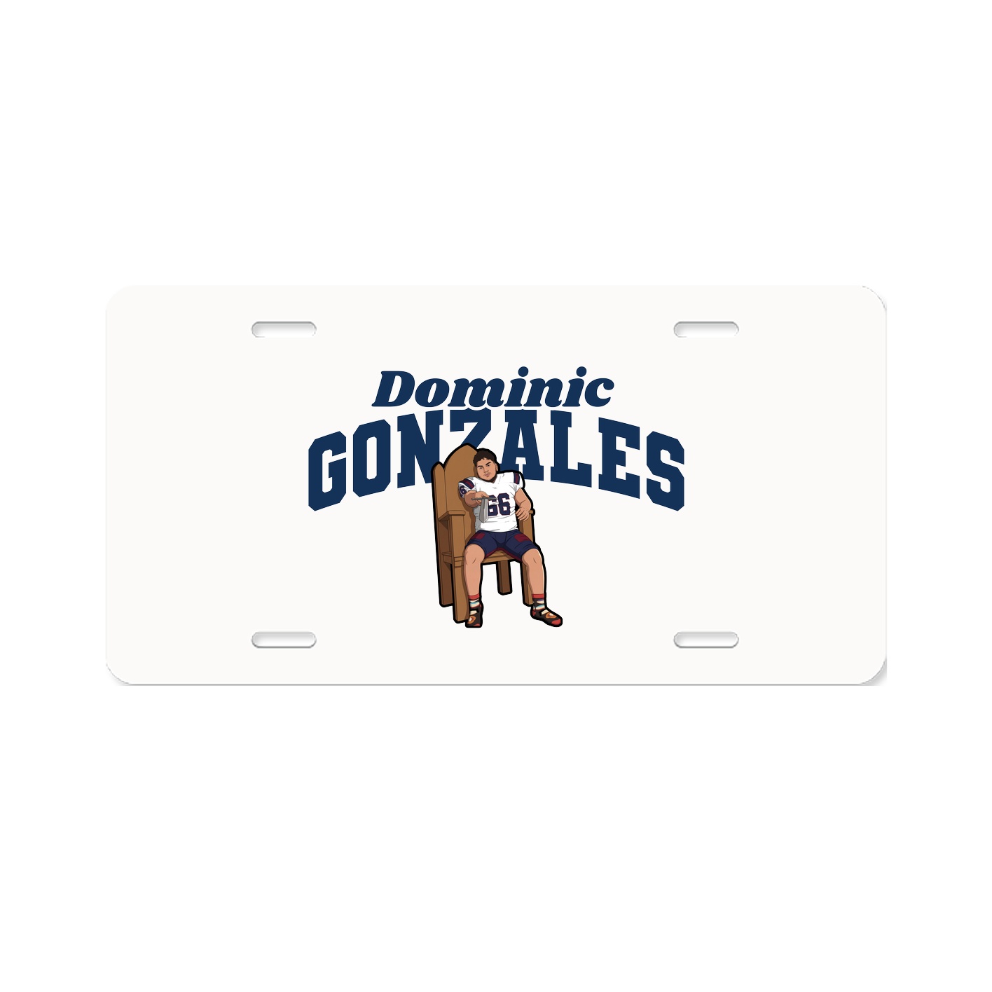 License Plate — Signature Arch in Classic