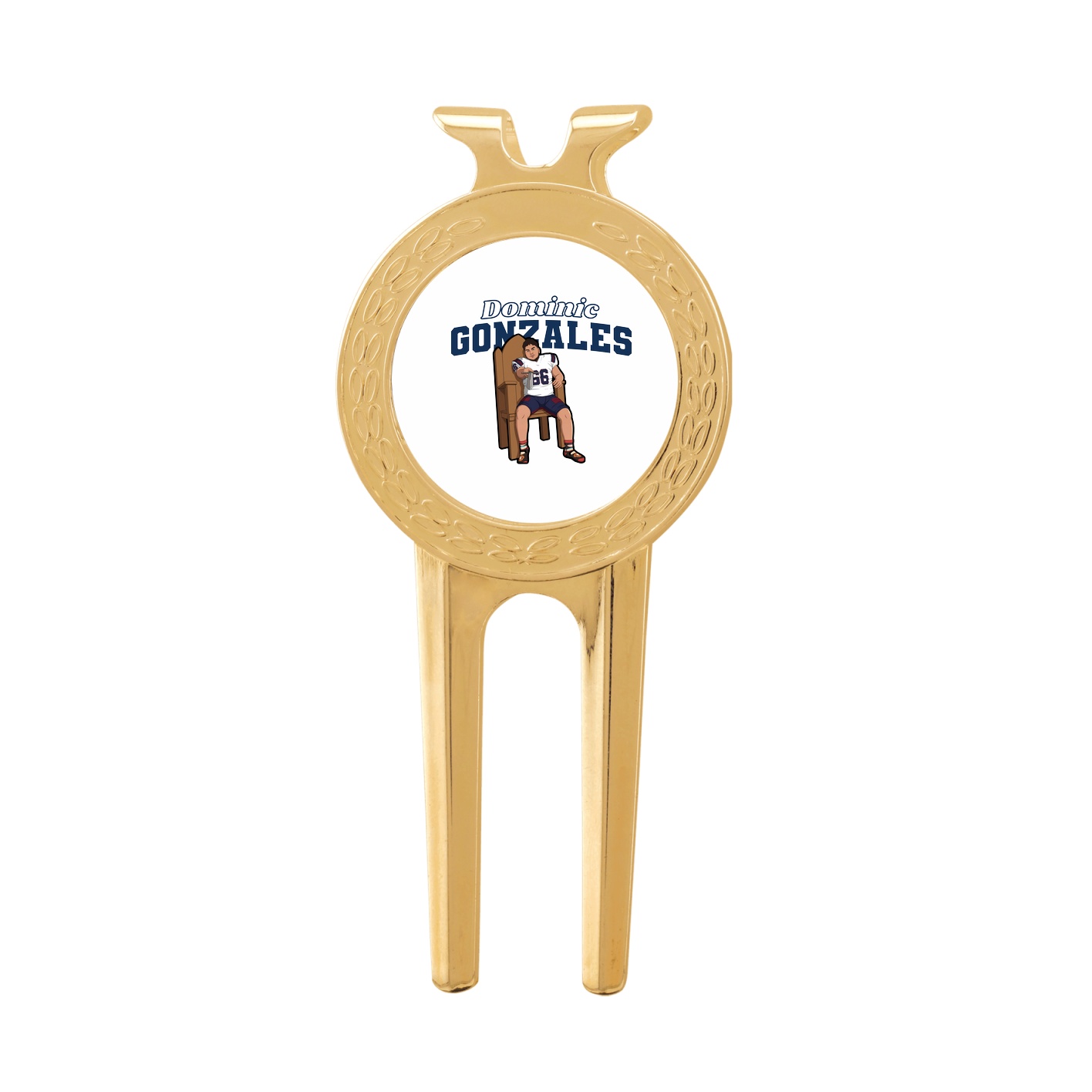 Divot Tool with Ball Marker — Name Arch in Classic