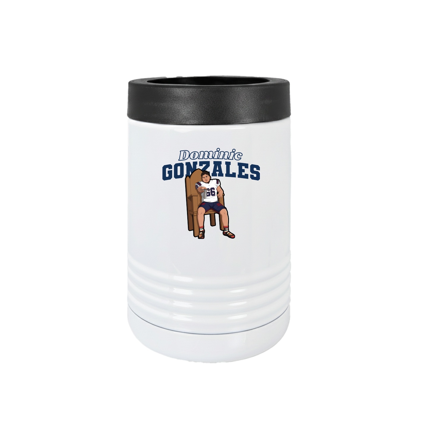 Beverage Holder — Name Arch in White