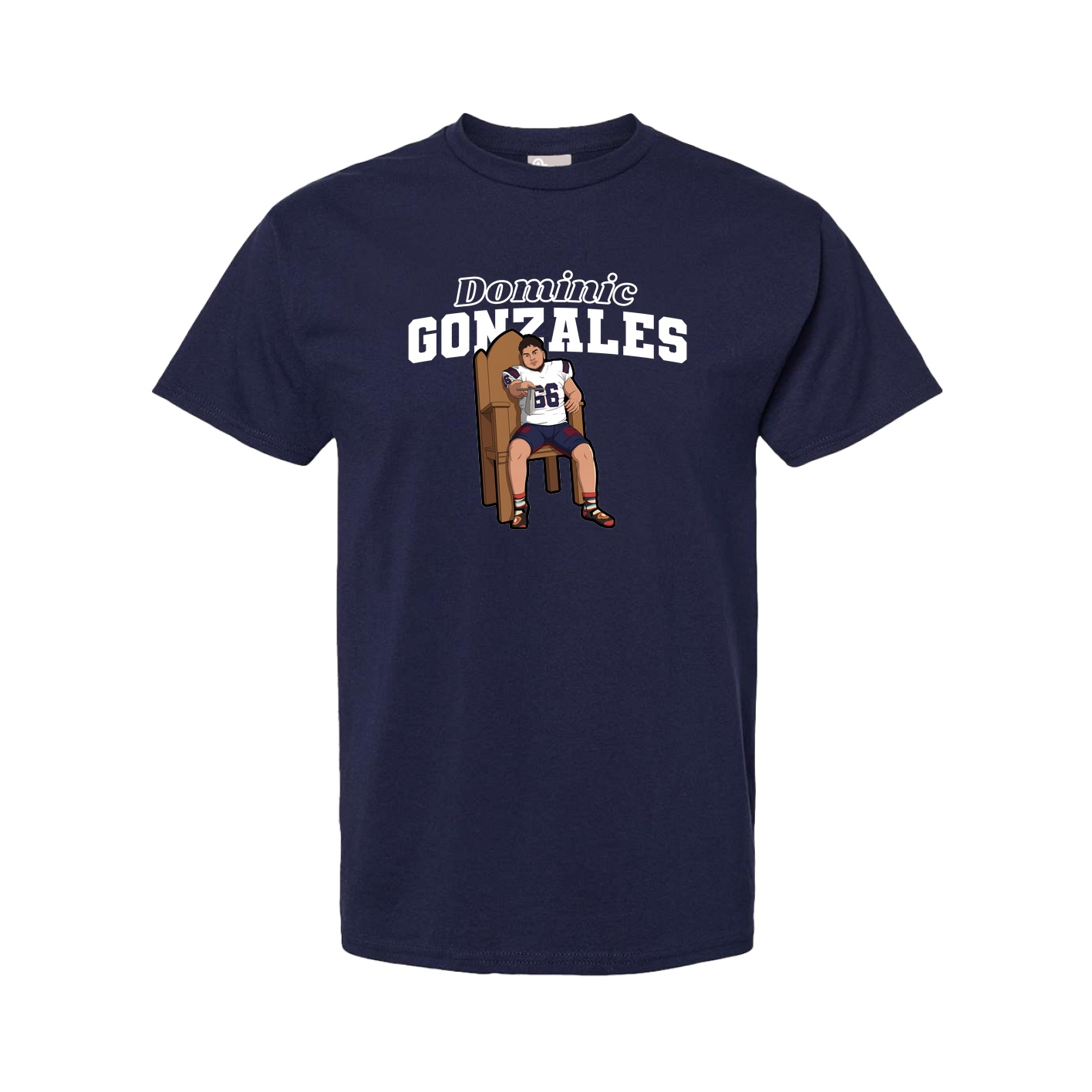 Tee — Name Arch in Navy