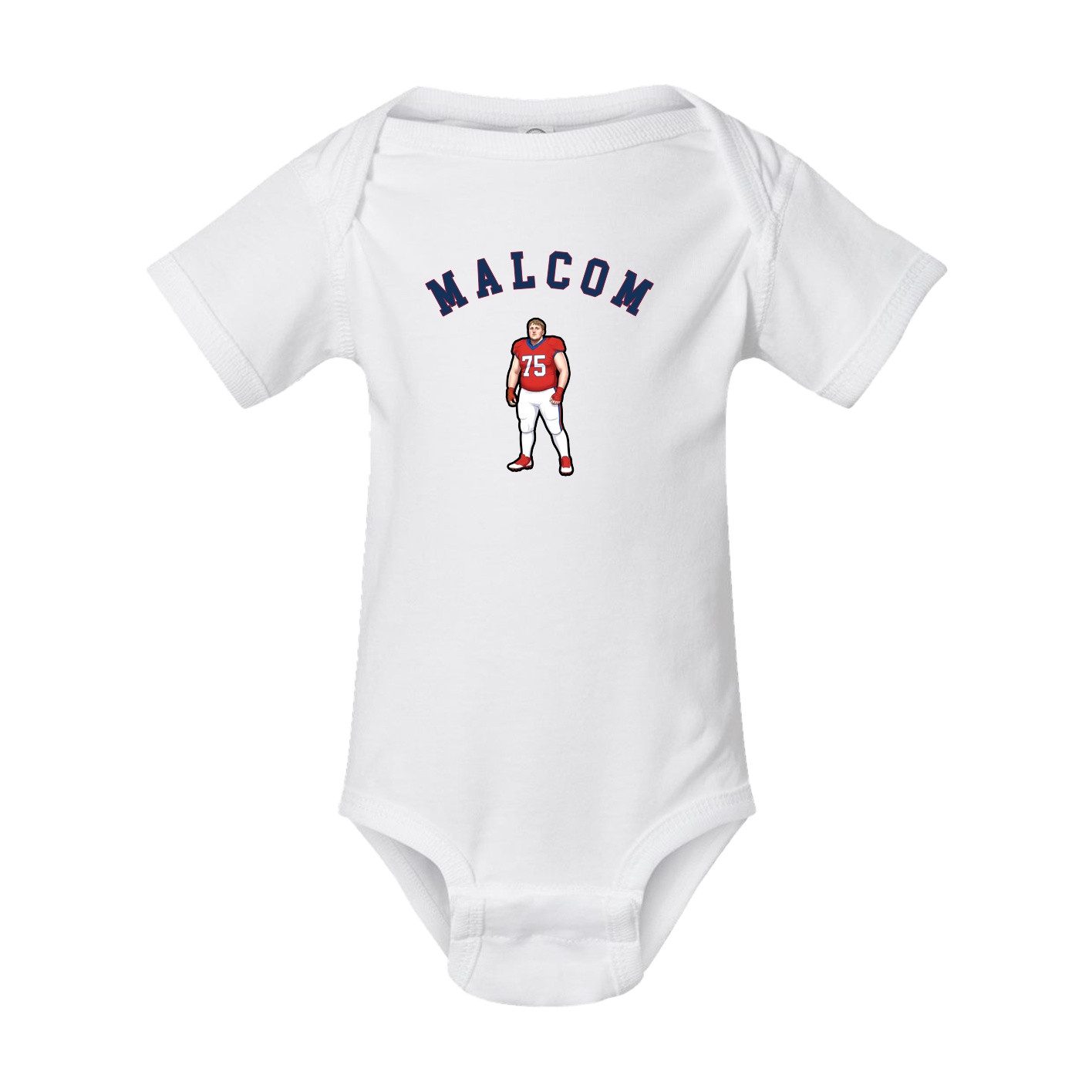 Baby Onesie — Shirsey Arch in White