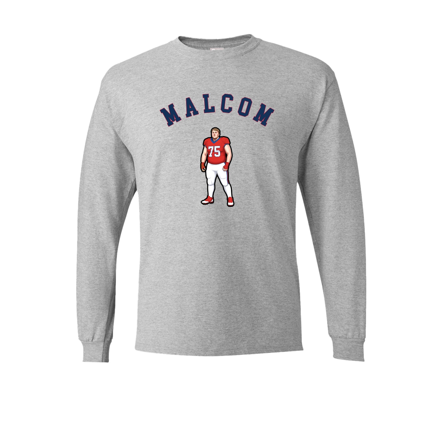 Long Sleeve Tee — Shirsey Arch in Grey