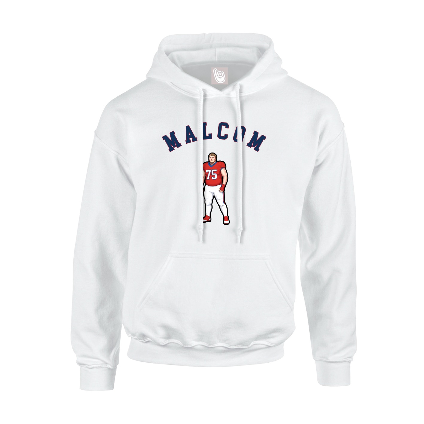 Hoodie — Shirsey Arch in White