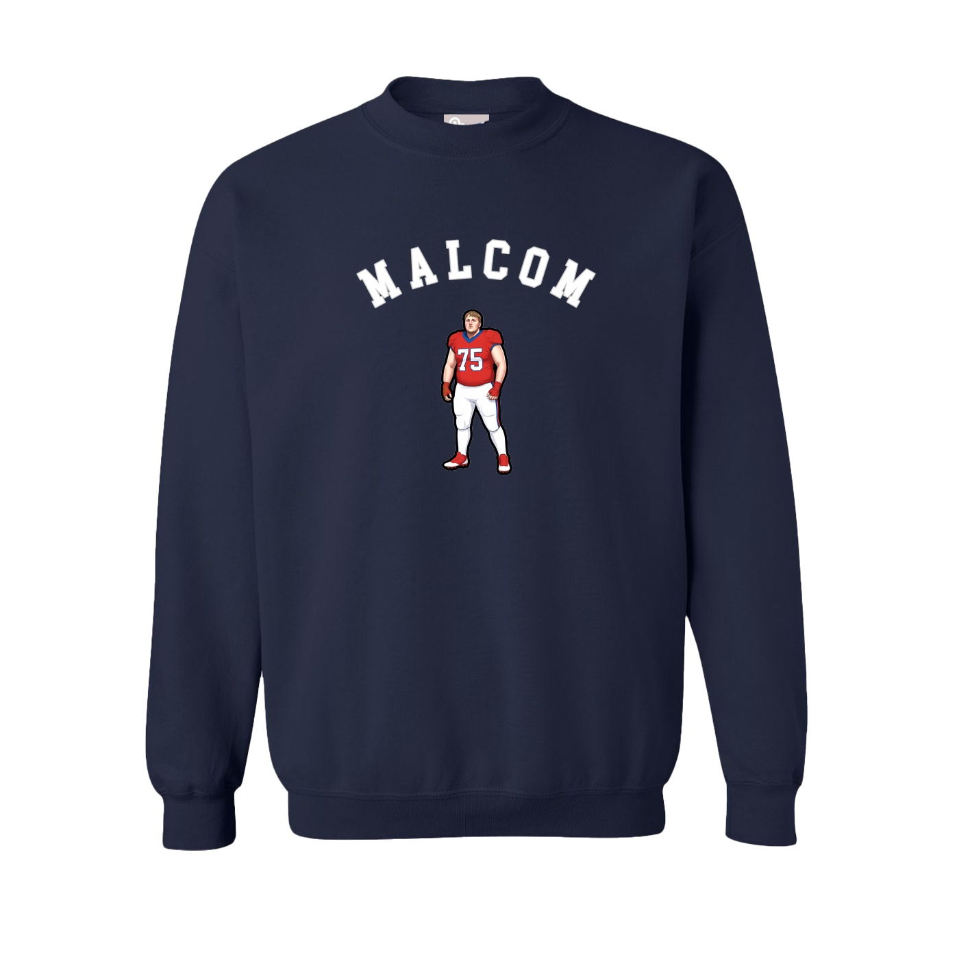 Fleece Crew — Shirsey Arch in Navy