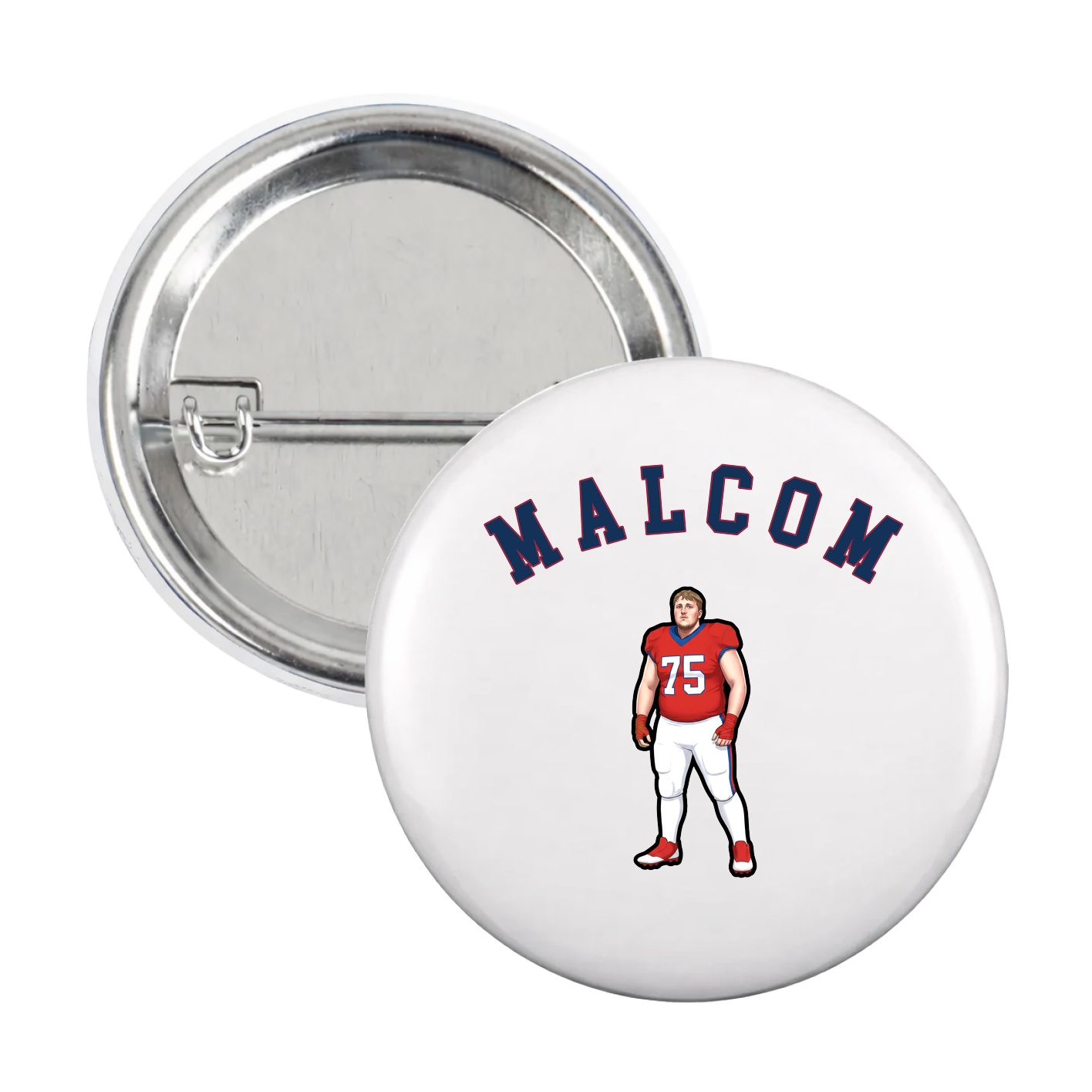 Game Day Button — Shirsey Arch in White
