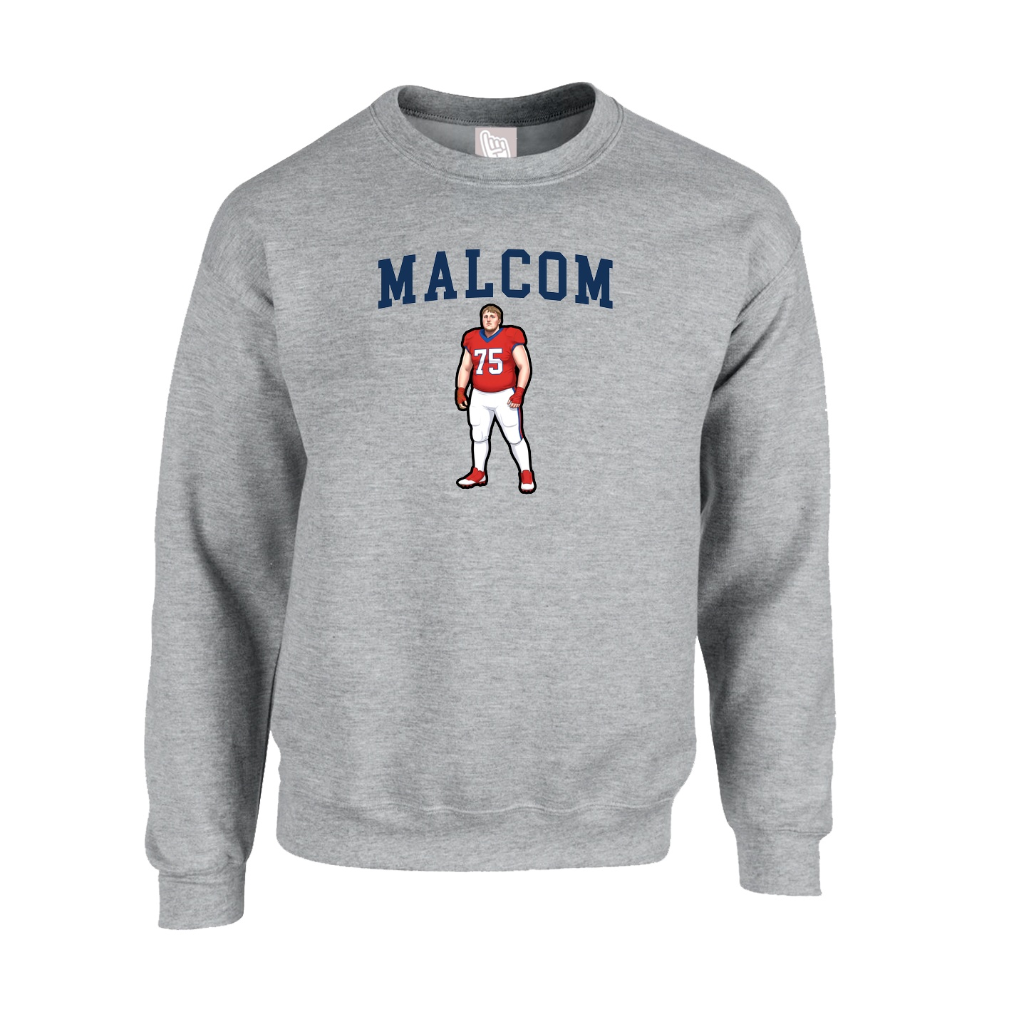 Fleece Crew — Shirsey in Grey
