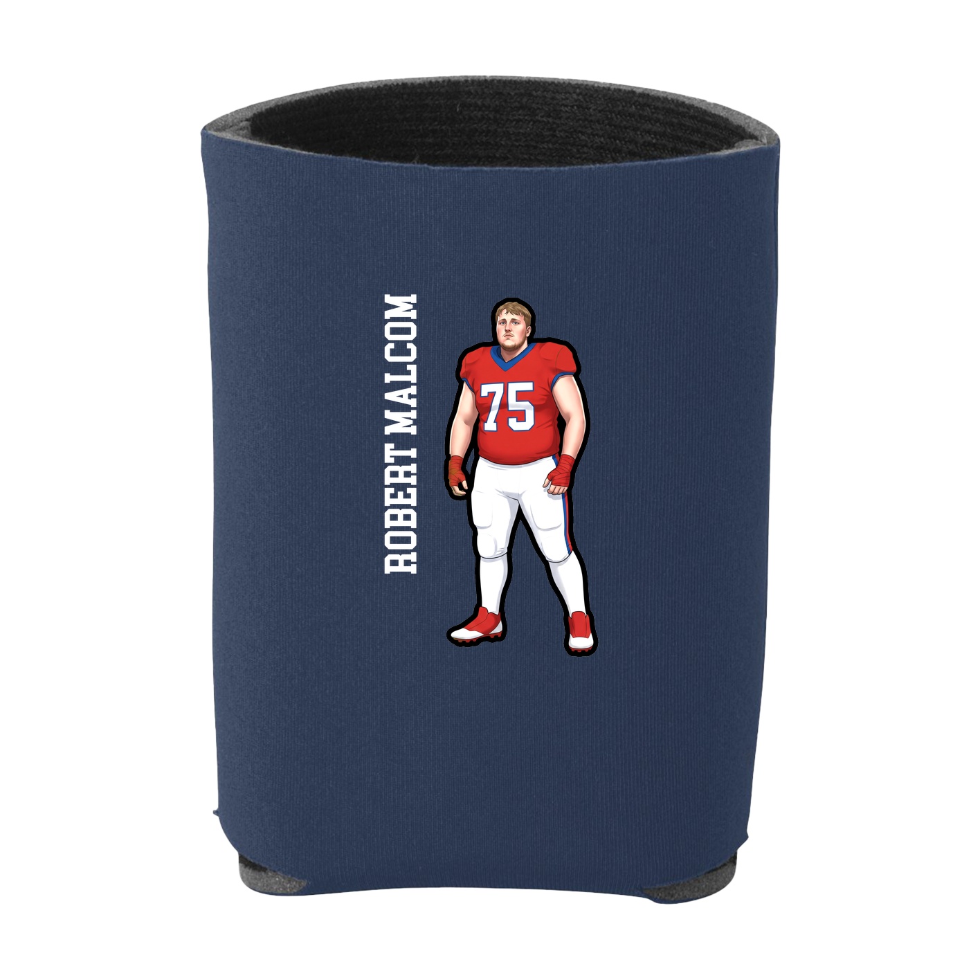 Can Holder — Name Vertical in Navy