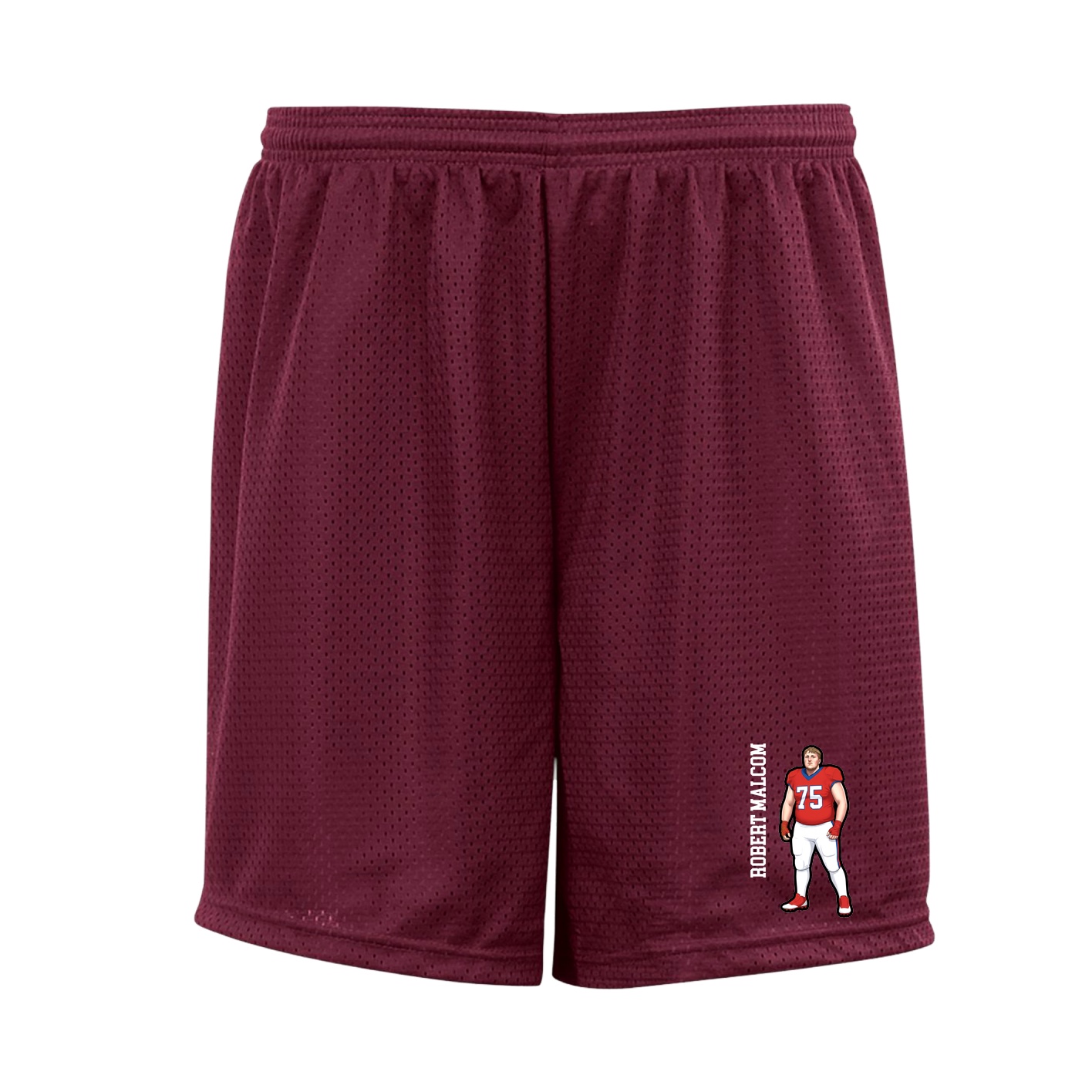 Shorts — Name Vertical in Cardinal
