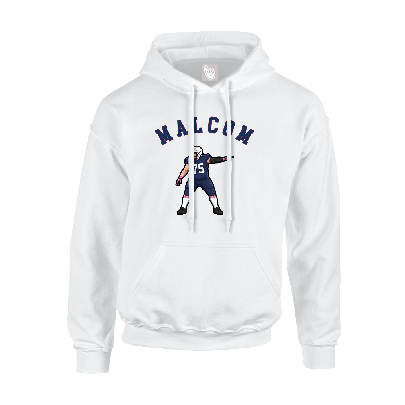 Hoodie — Shirsey Arch in White