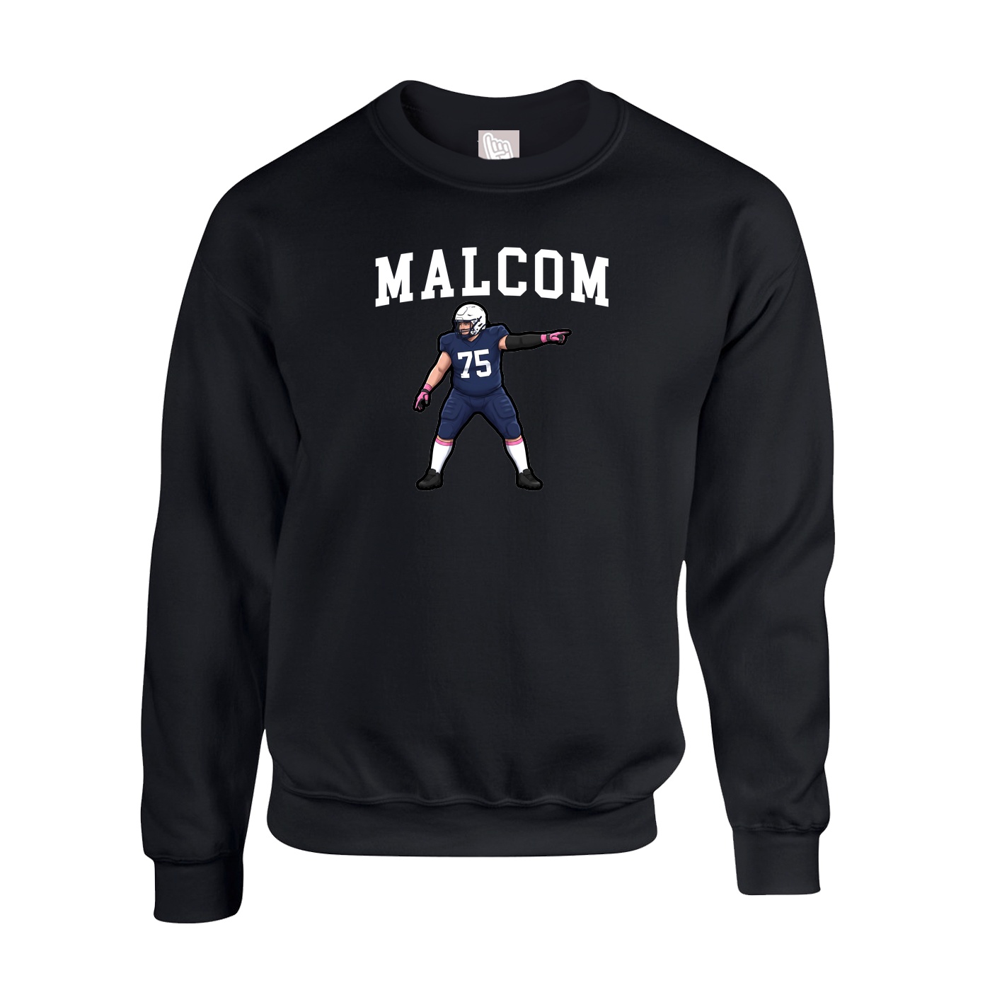 Fleece Crew — Shirsey in Black