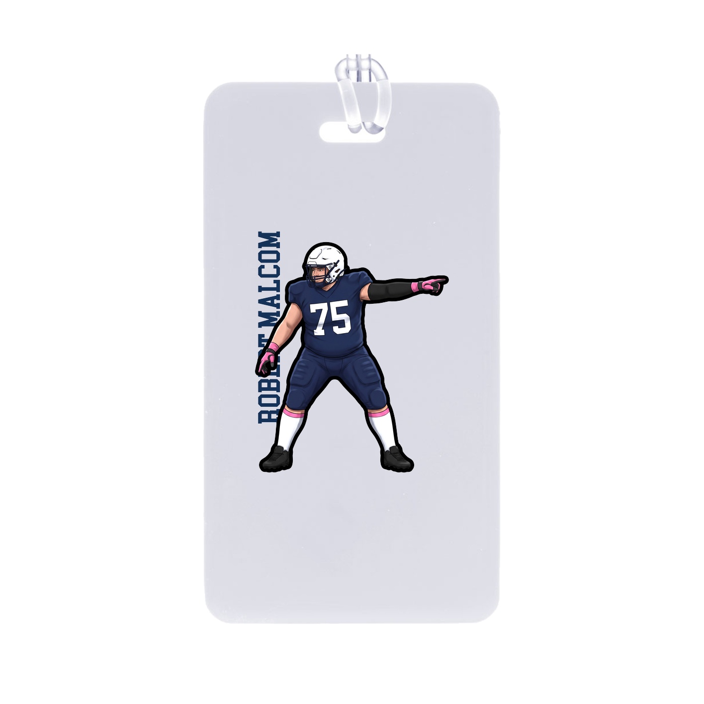 Bag Tag — Name Vertical in Classic