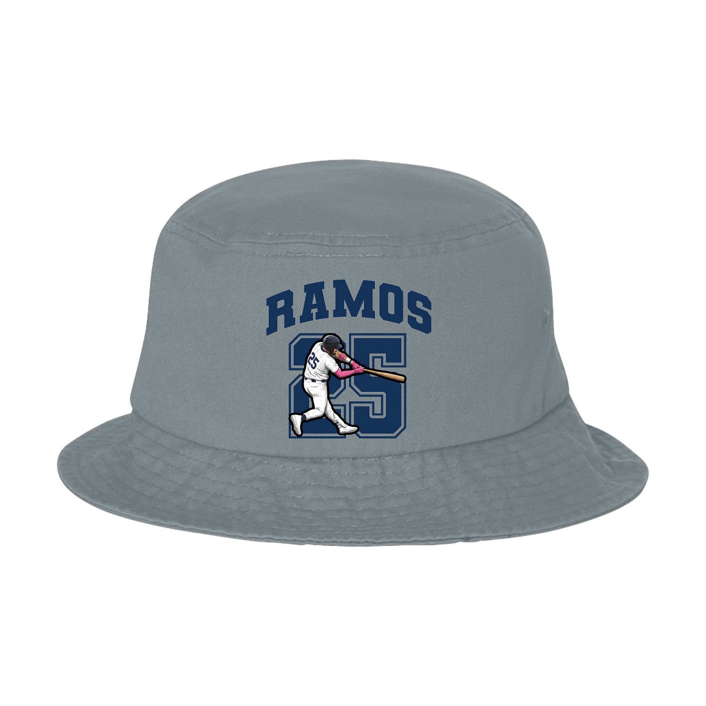 Bucket Cap — Number in Grey