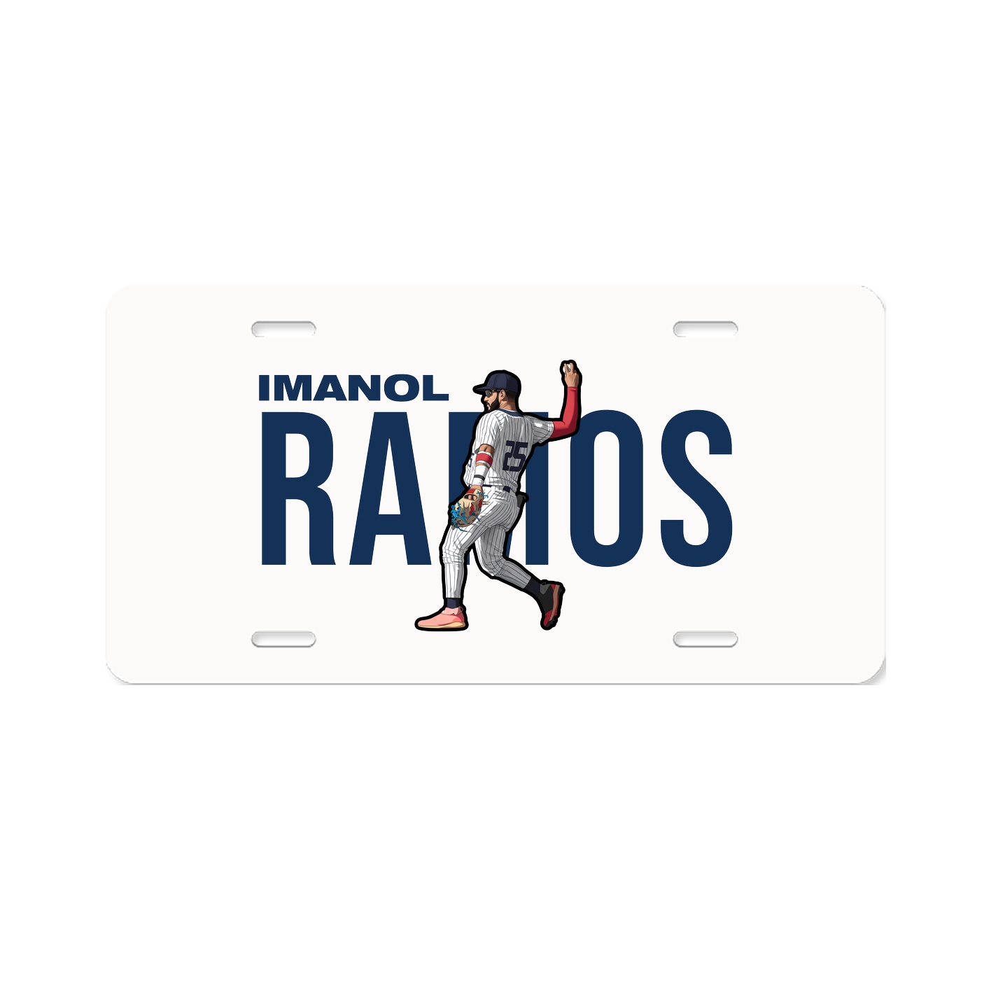License Plate — Player Name in Classic